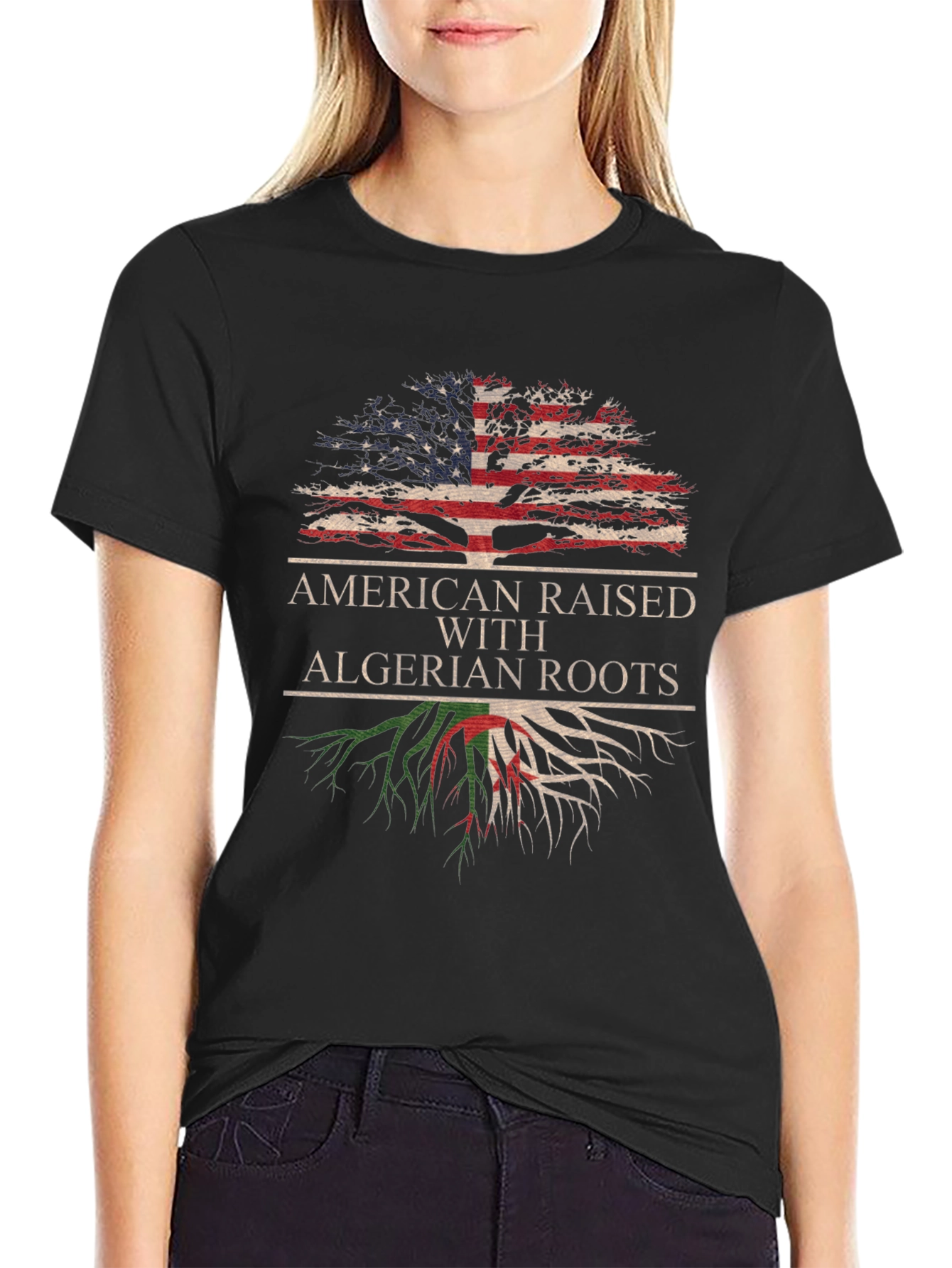 American Raised with Algerian Roots T-Shirt