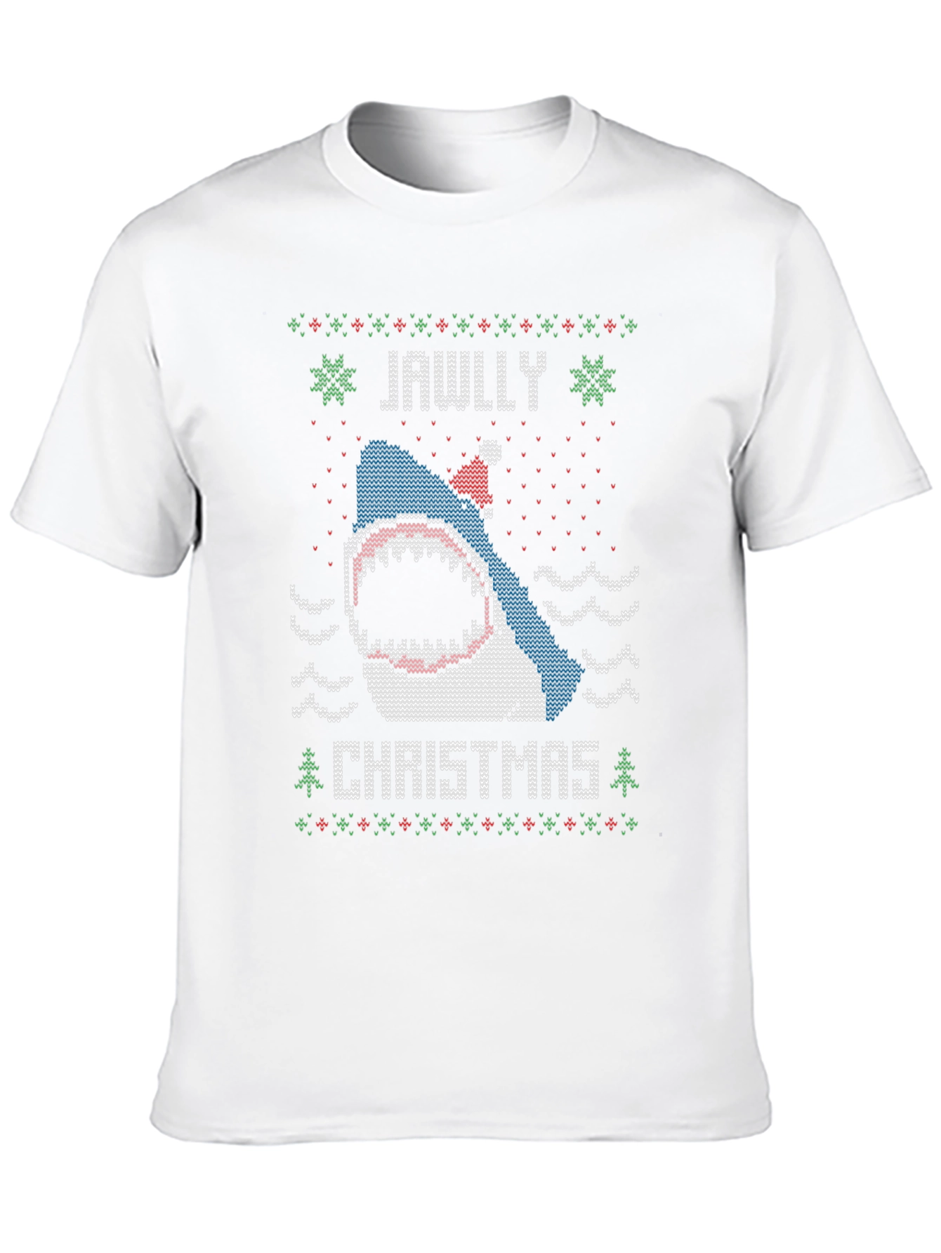 Jawlly Christmas Shark Ugly Sweater T-Shirt