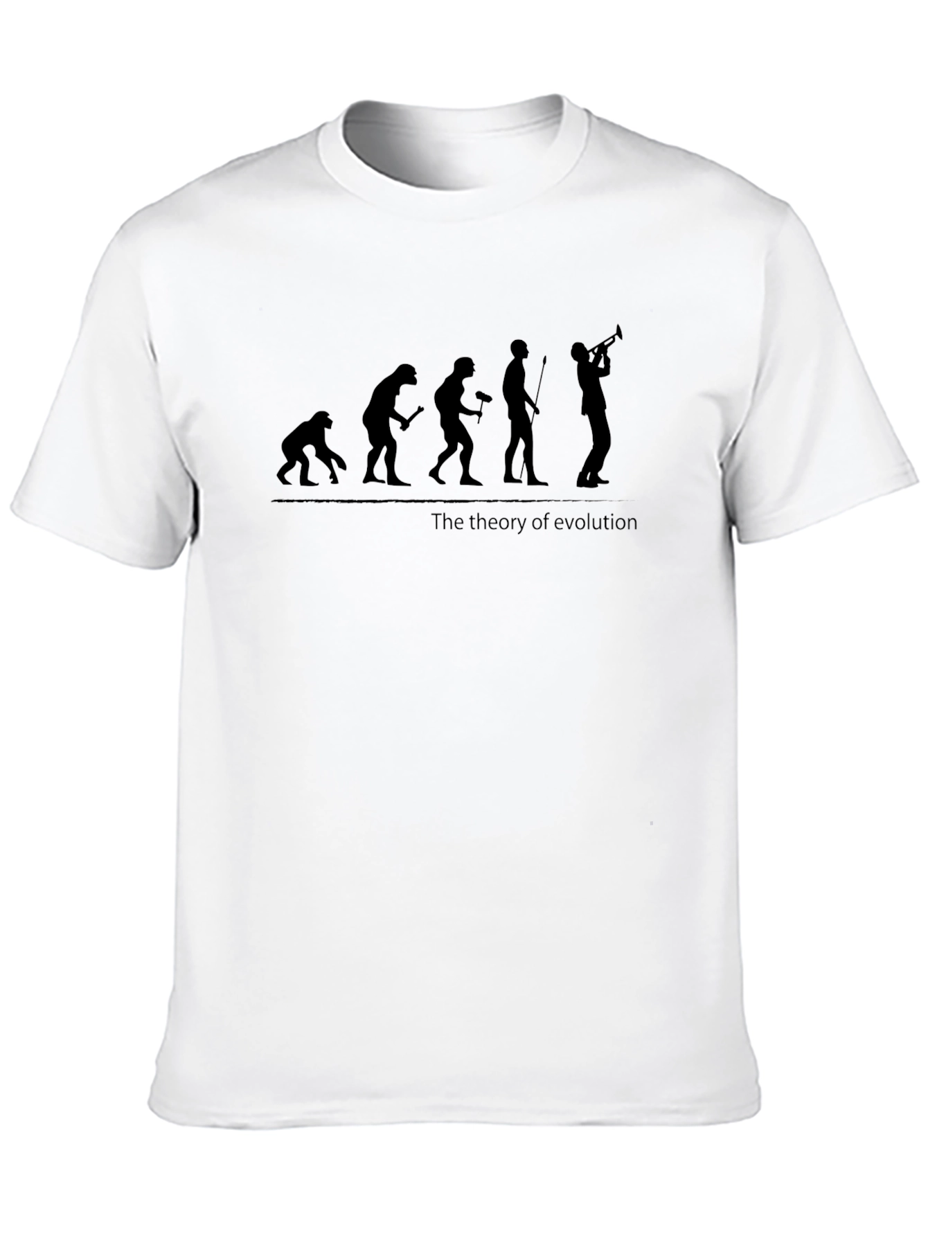 Evolution Theory Graphic Tee - Black Cotton T-Shirt