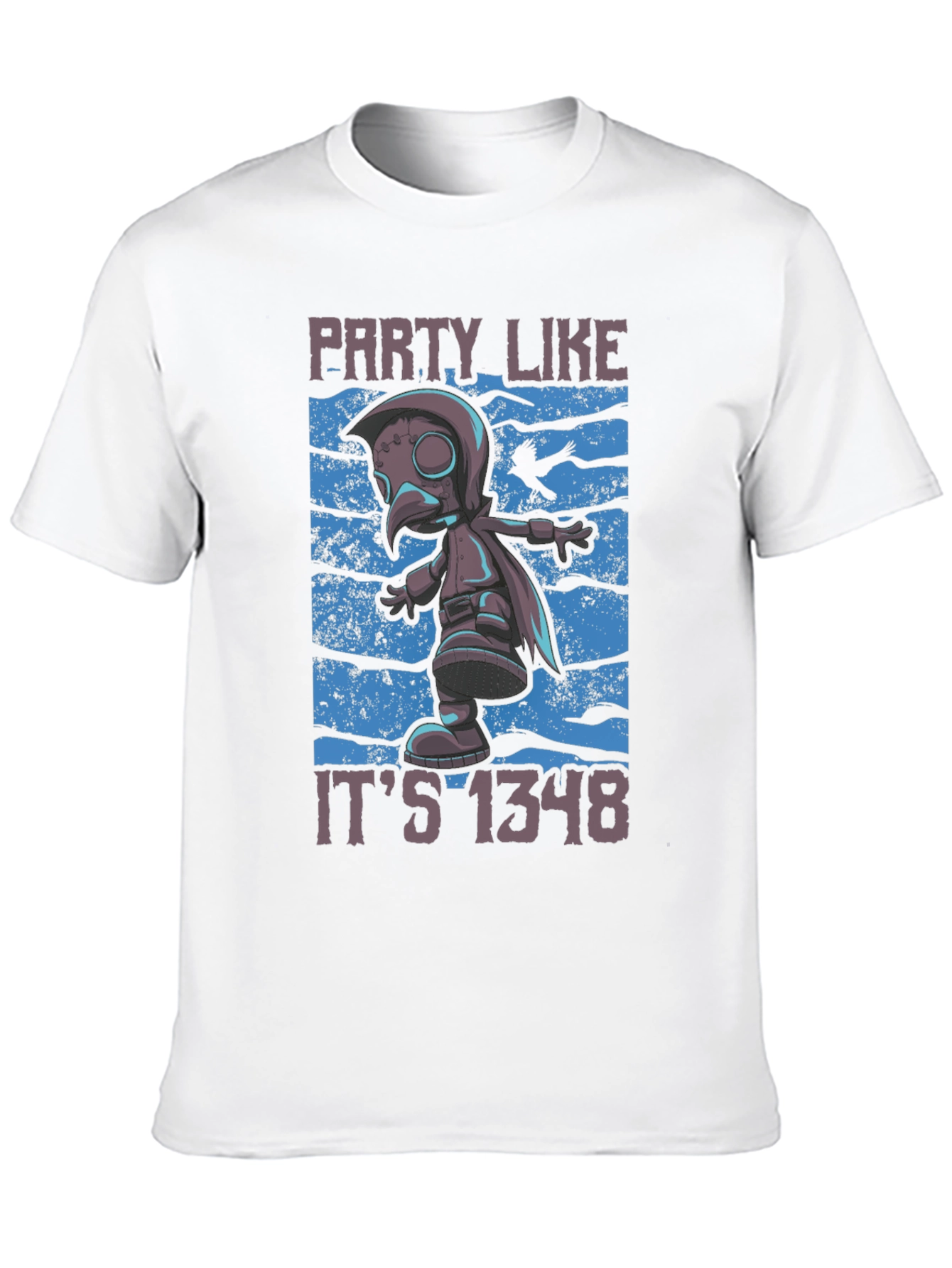 Party Like Its 1348 Plague Doctor Graphic T-Shirt