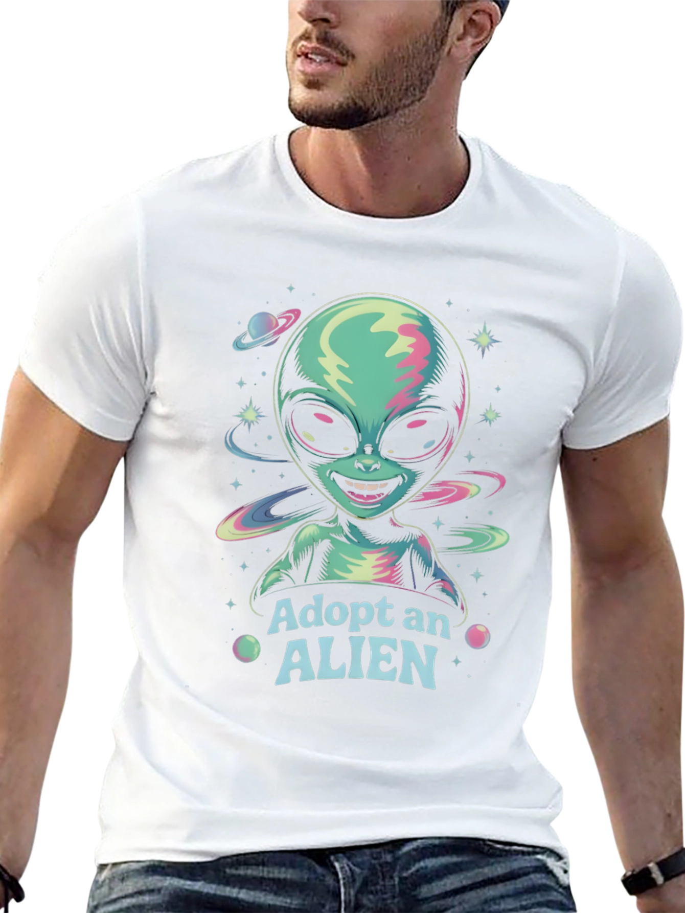 Adopt an Alien Graphic Tee