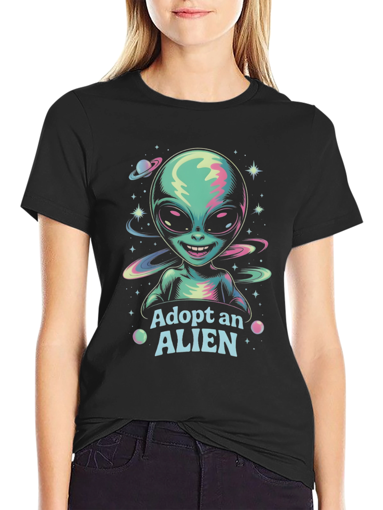 Adopt an Alien Graphic Tee