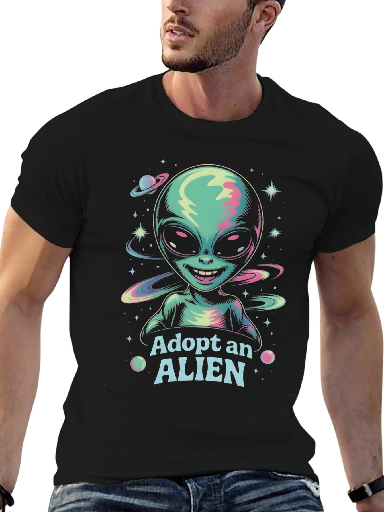 Adopt an Alien Graphic Tee