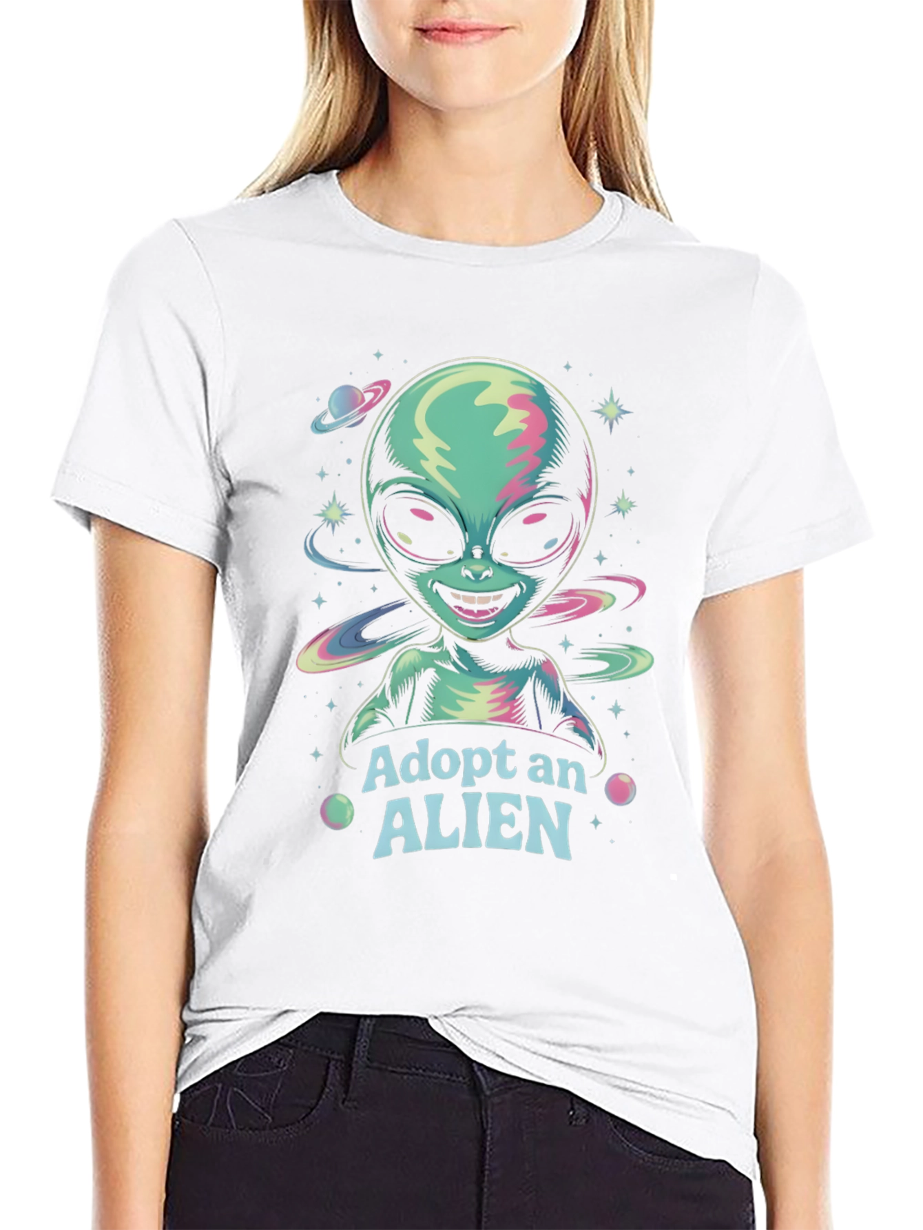 Adopt an Alien Graphic Tee