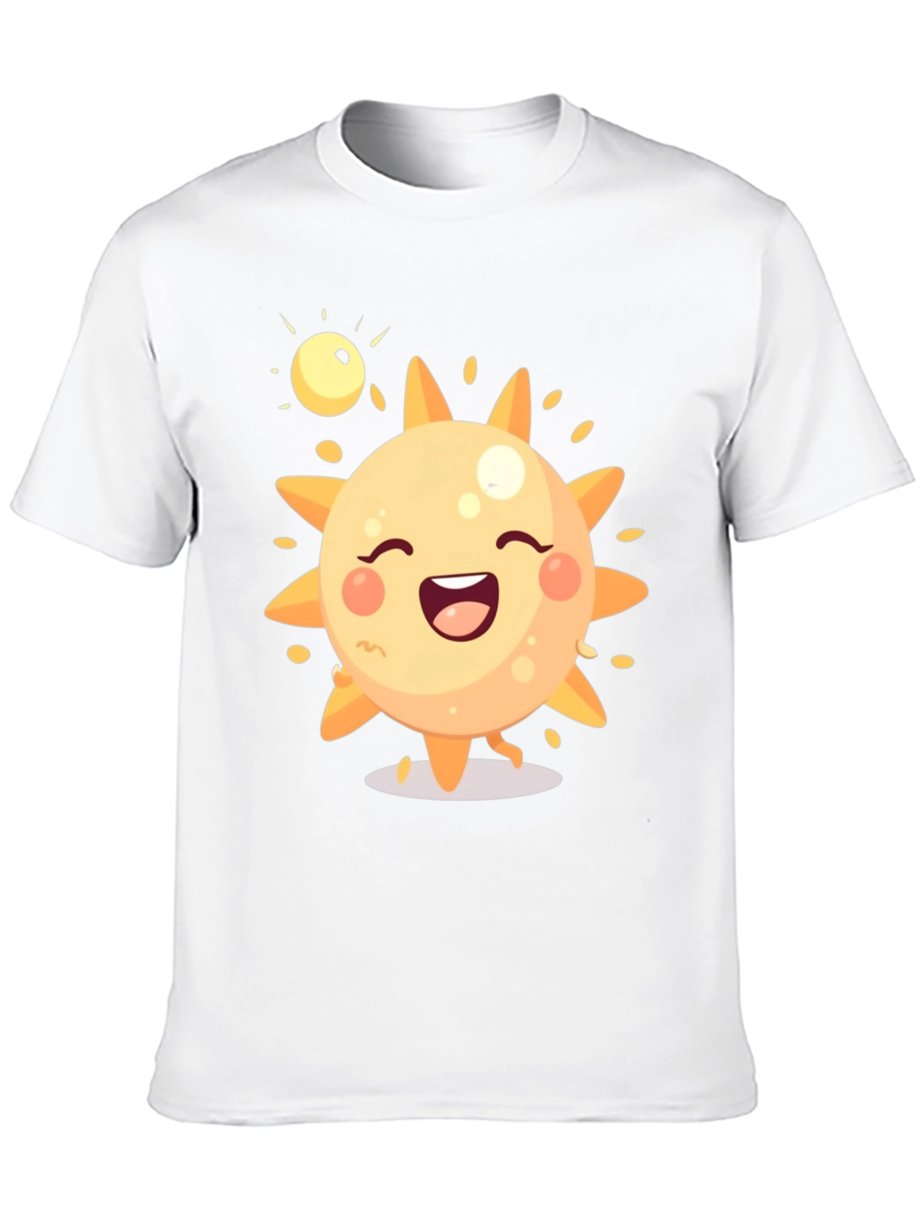 Happy Sun Graphic T-Shirt - Mens Black Tee