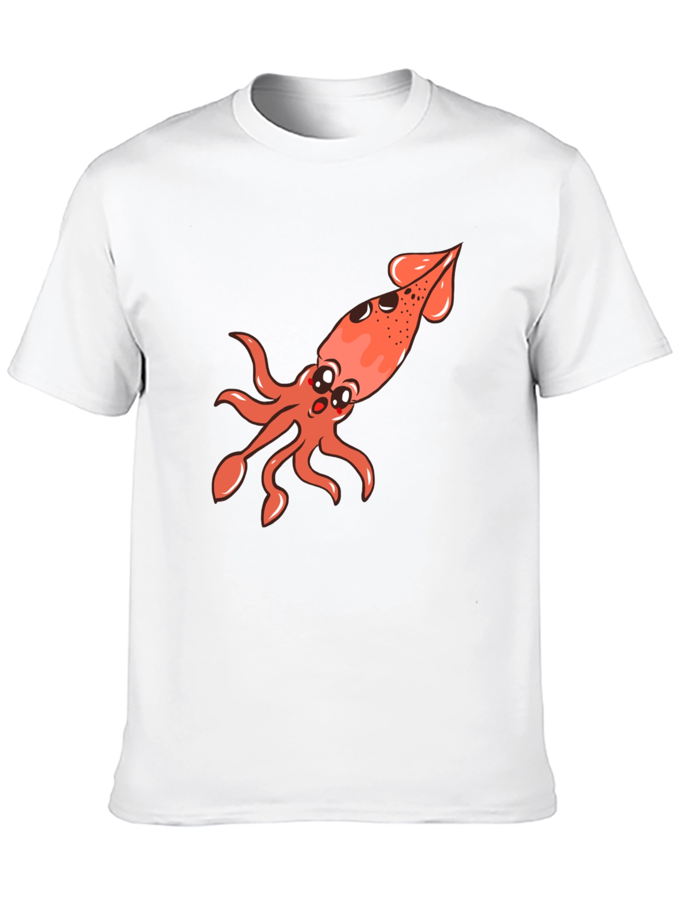 Squid Graphic Tee - Black Unisex T-Shirt
