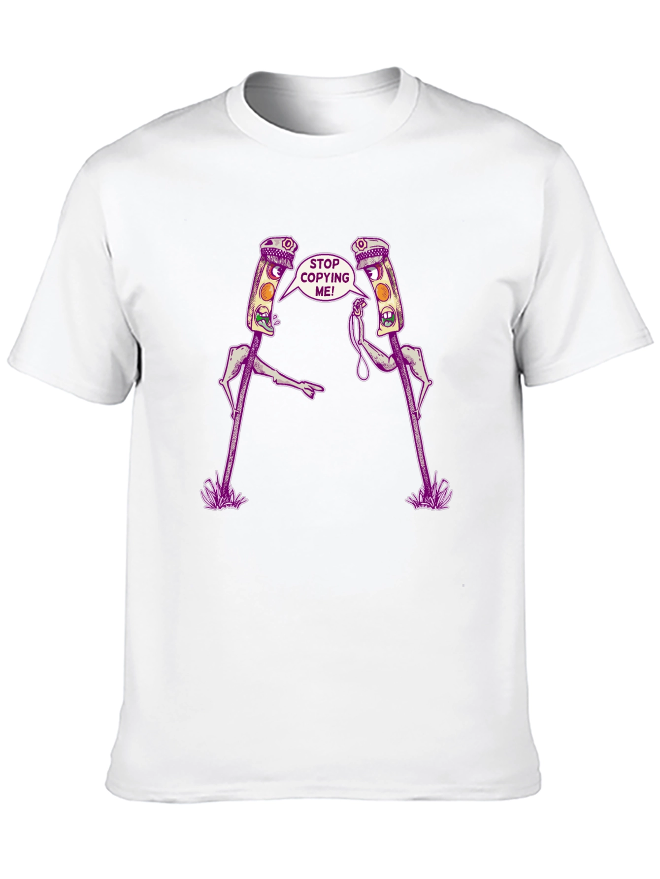 Stop Copying Me! Graphic Tee - Unique T-Shirt