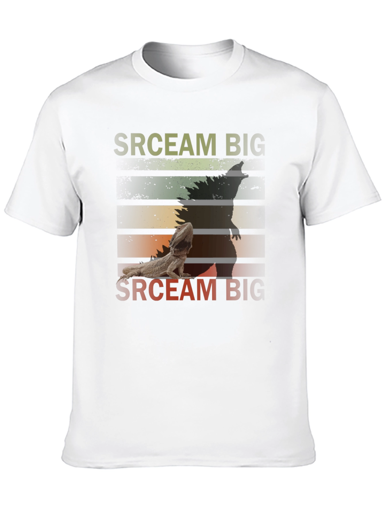 Scream Big Bearded Dragon T-Shirt
