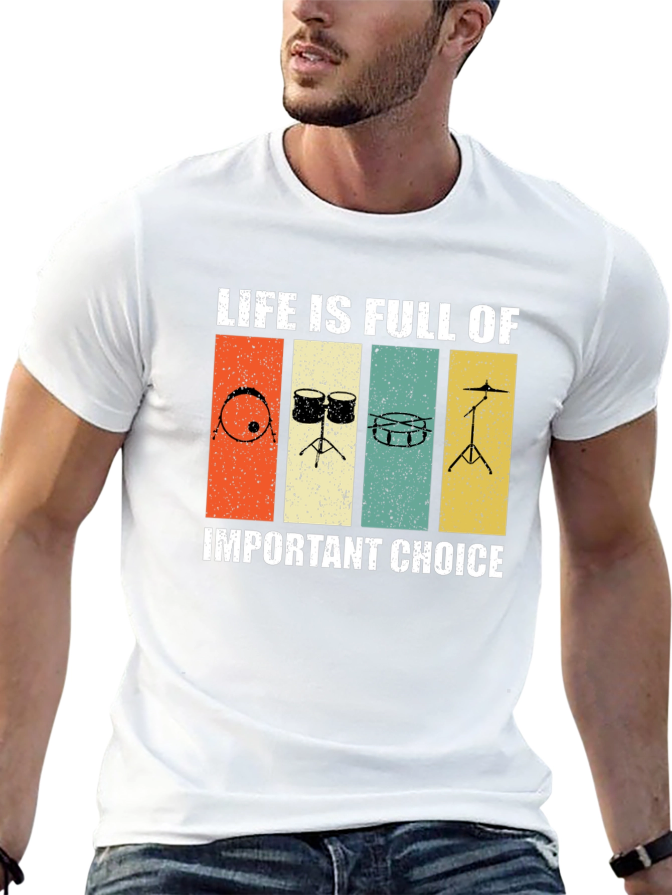 Drummers Life Choices Graphic Tee