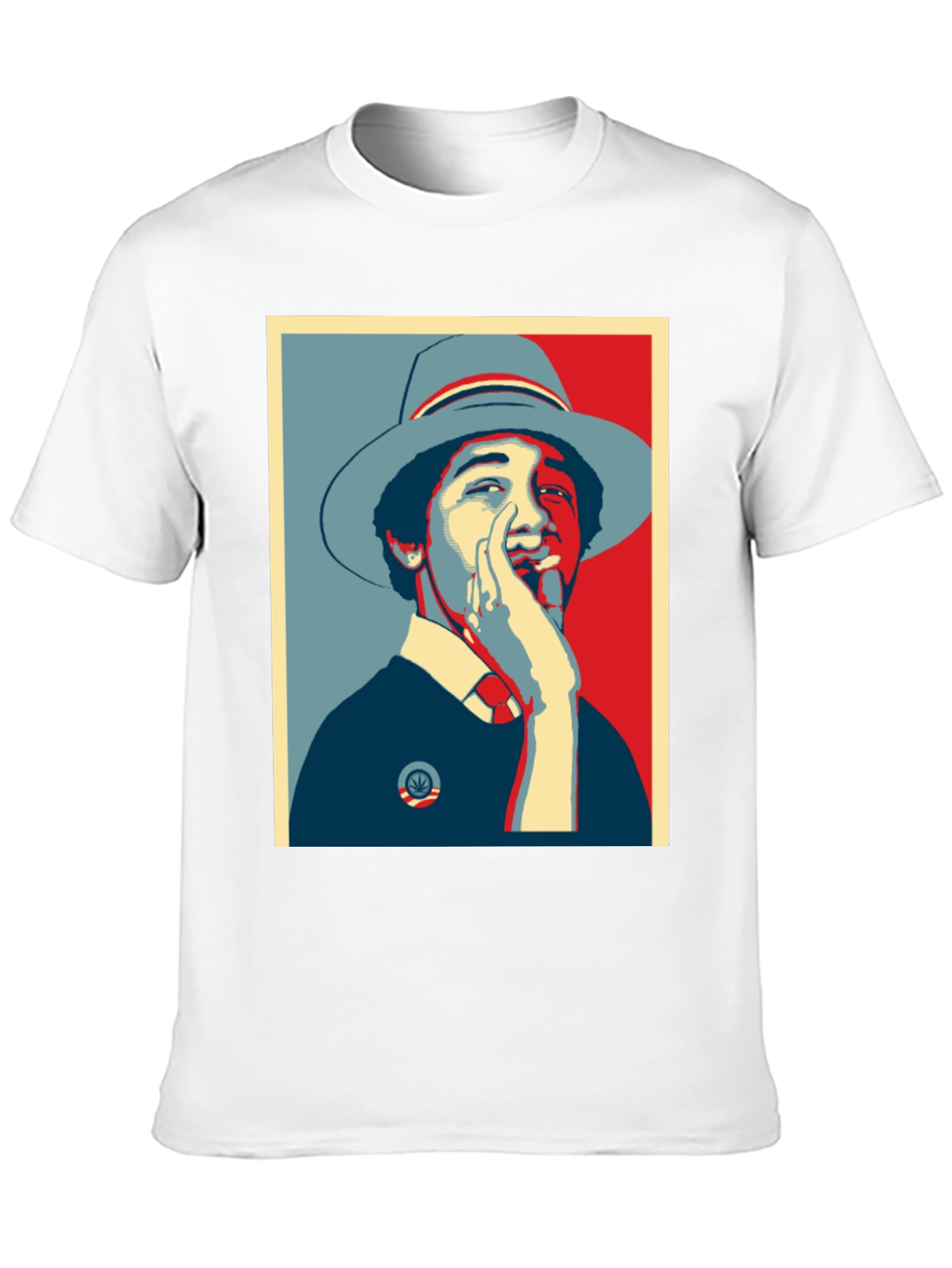 Obama Smoking Weed Graphic Tee