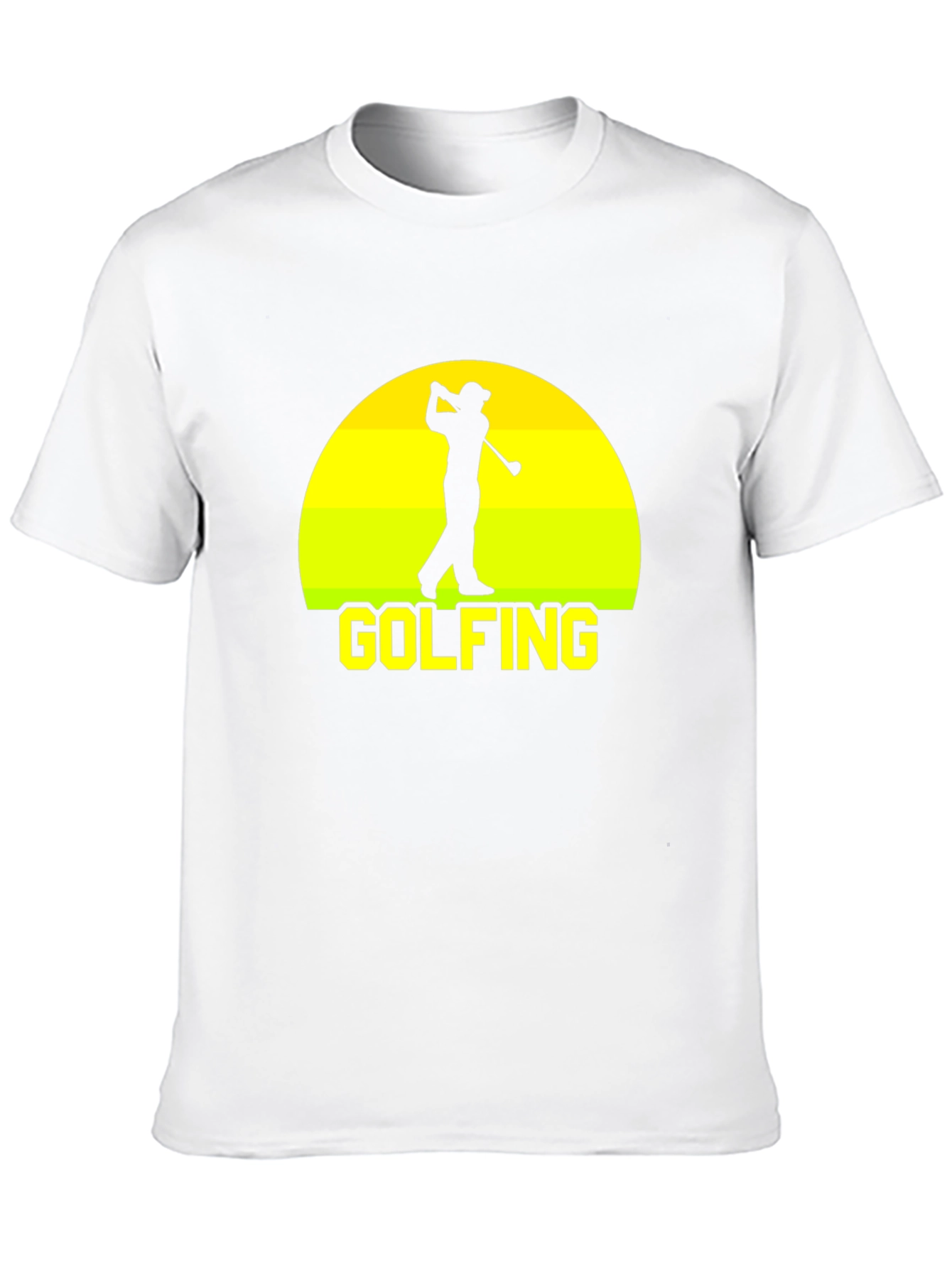 Golfing Silhouette T-Shirt - Golfer Tee