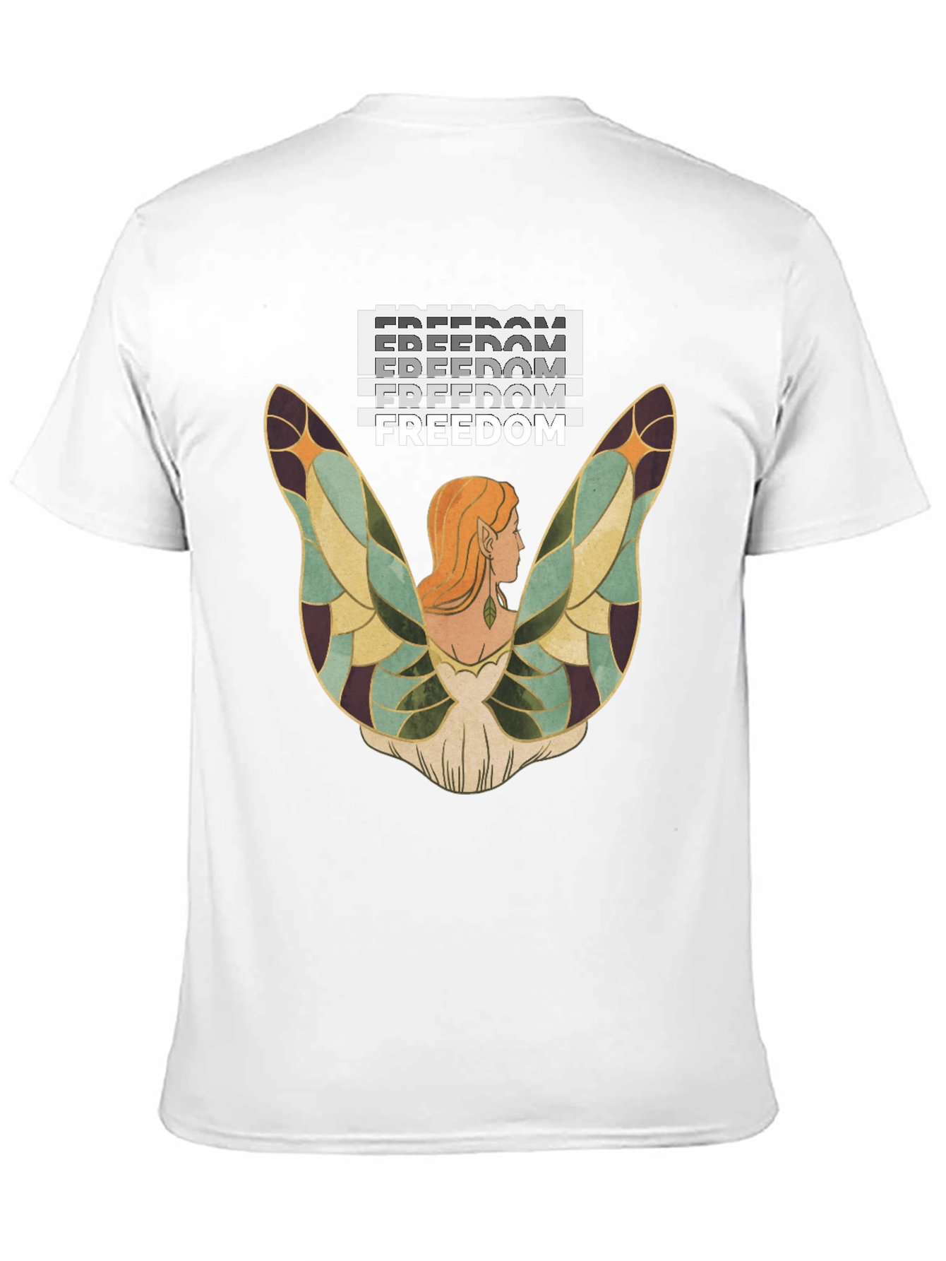 Freedom Fairy Graphic Tee - Black T-Shirt