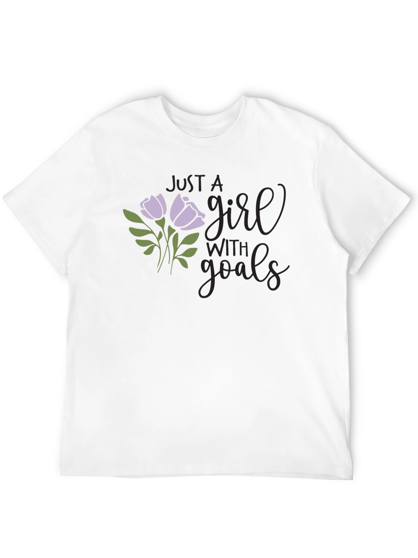 Just A Girl With Goals Graphic T-Shirt