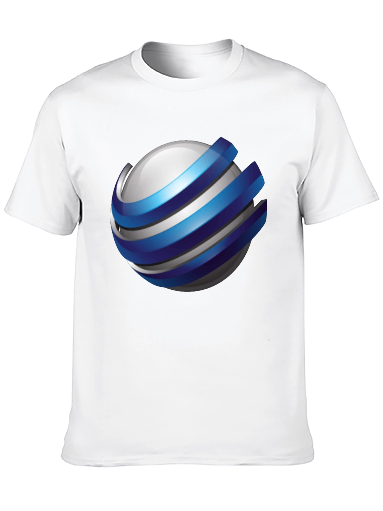Sphere Logo Black T-Shirt - Modern Graphic Tee