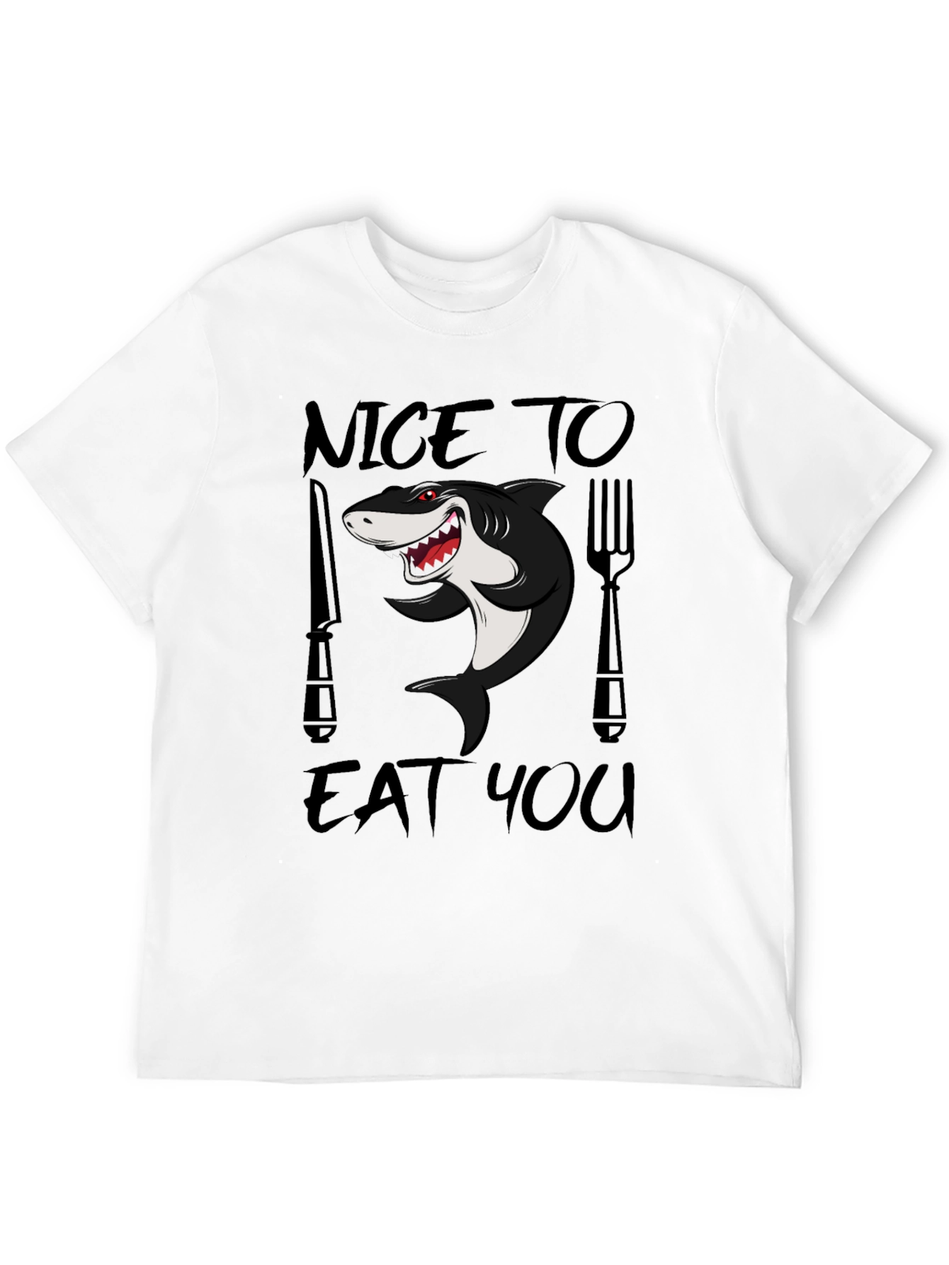 Nice to Eat You Shark Graphic Tee