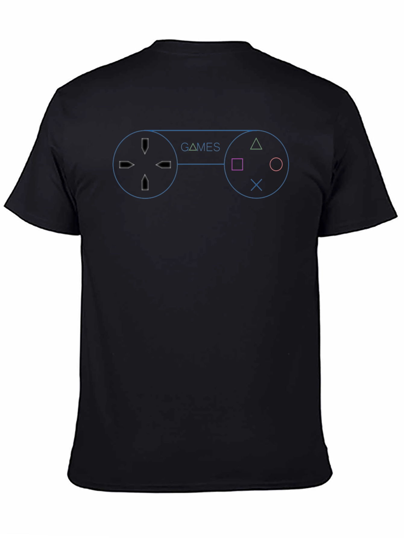 Gamer T-Shirt - Controller Graphic - Black