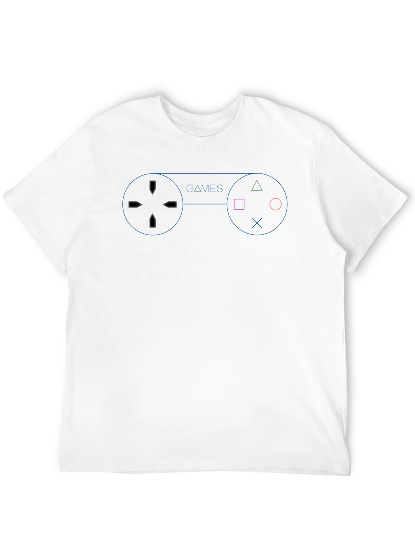 Gamer T-Shirt - Controller Graphic - Black