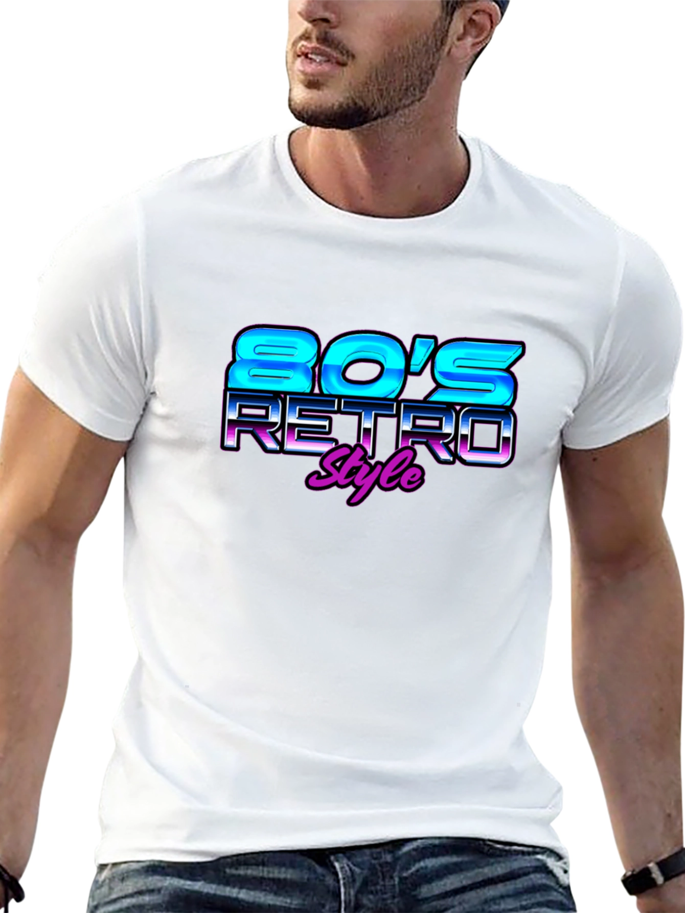 80s Retro Style Graphic T-Shirt