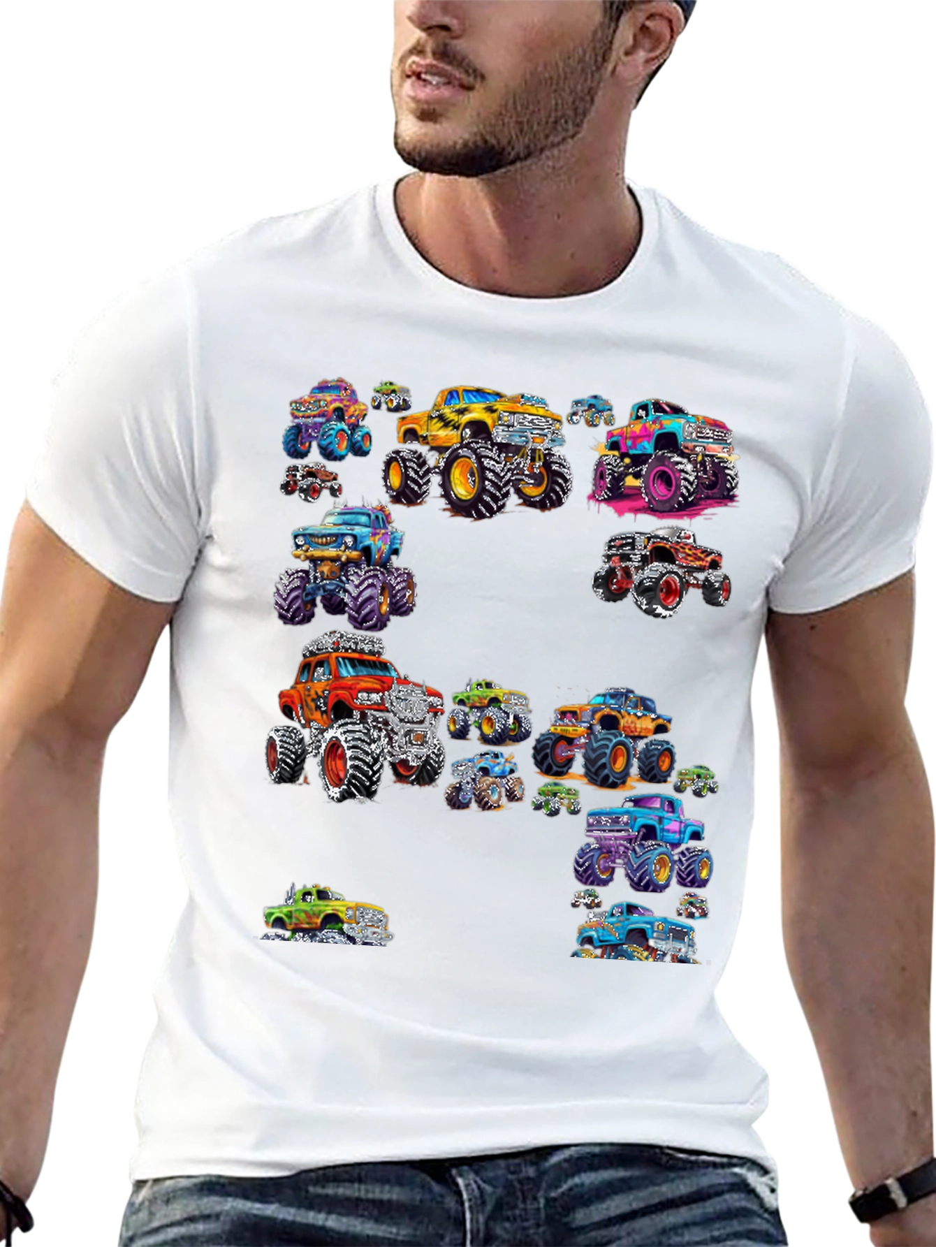 Monster Truck Rally Graphic T-Shirt