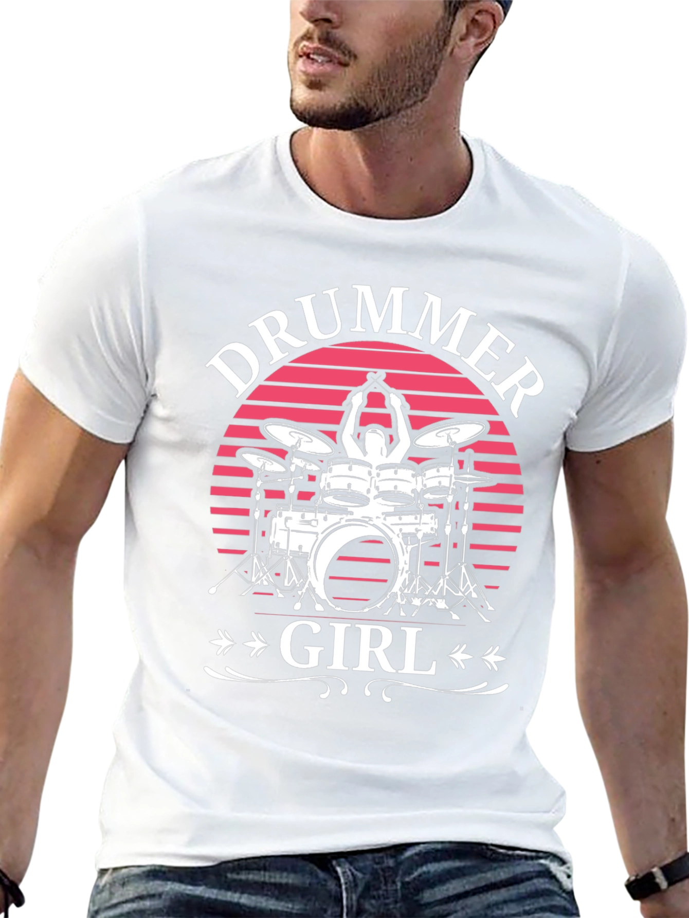 Drummer Girl T-Shirt - Music Lover Tee
