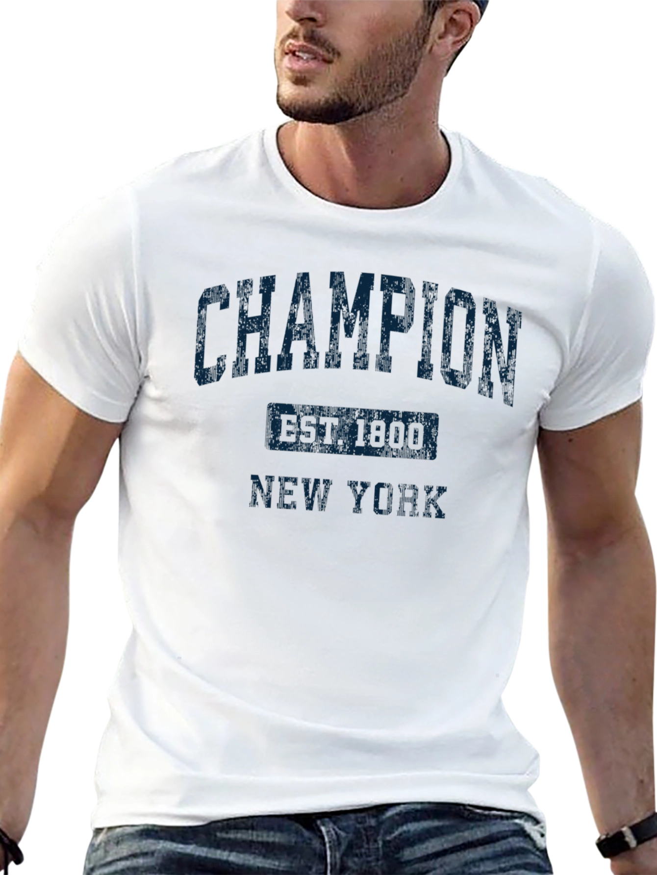 Champion Est 1900 New York Black T-Shirt