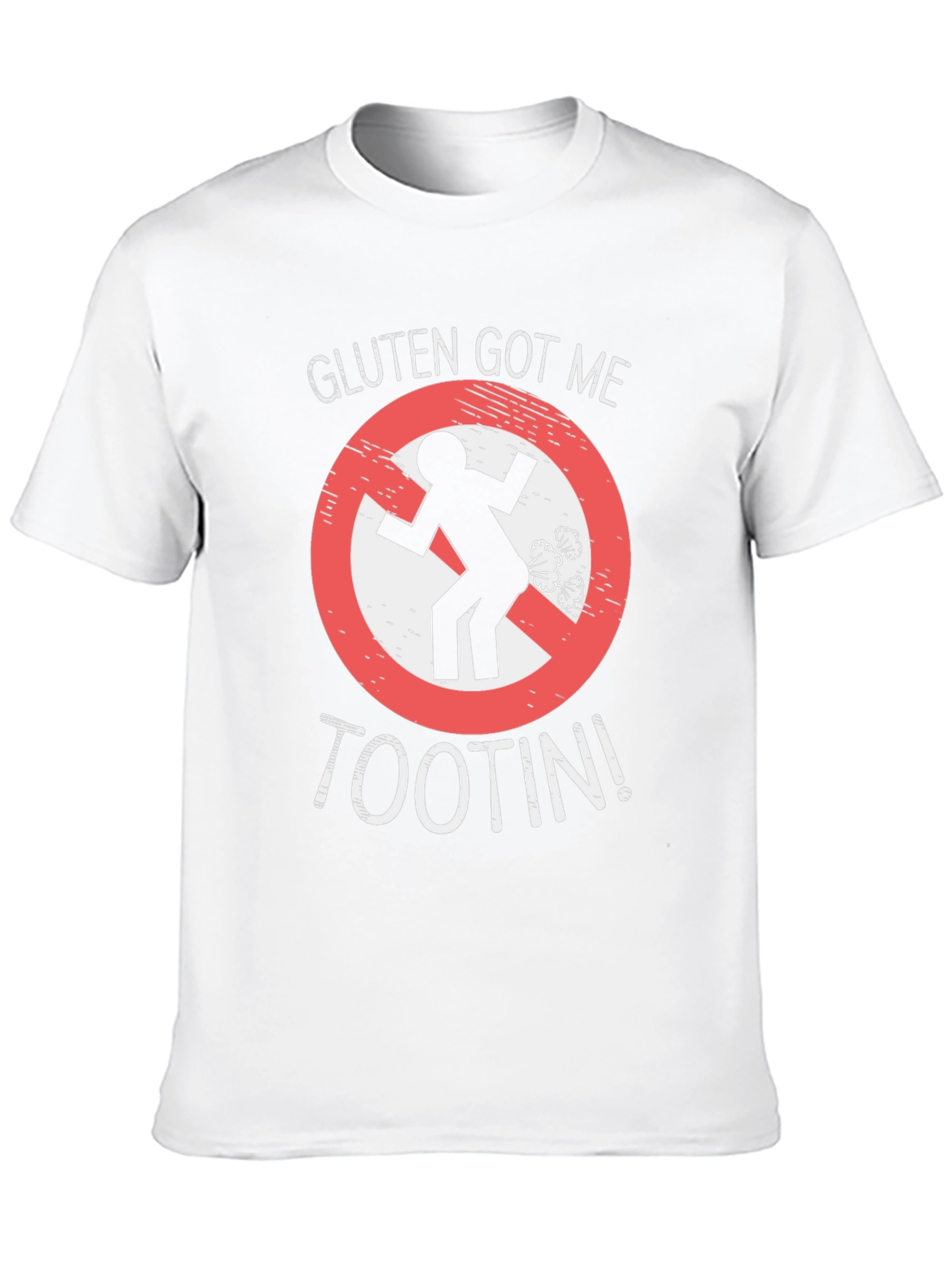 Gluten Got Me Tootin Funny T-Shirt