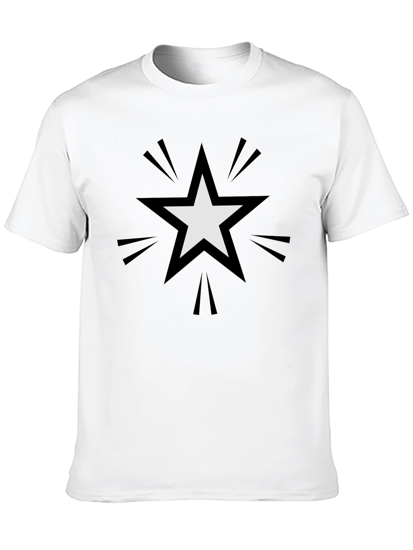 Bold Star Graphic Tee - Modern Streetwear Style