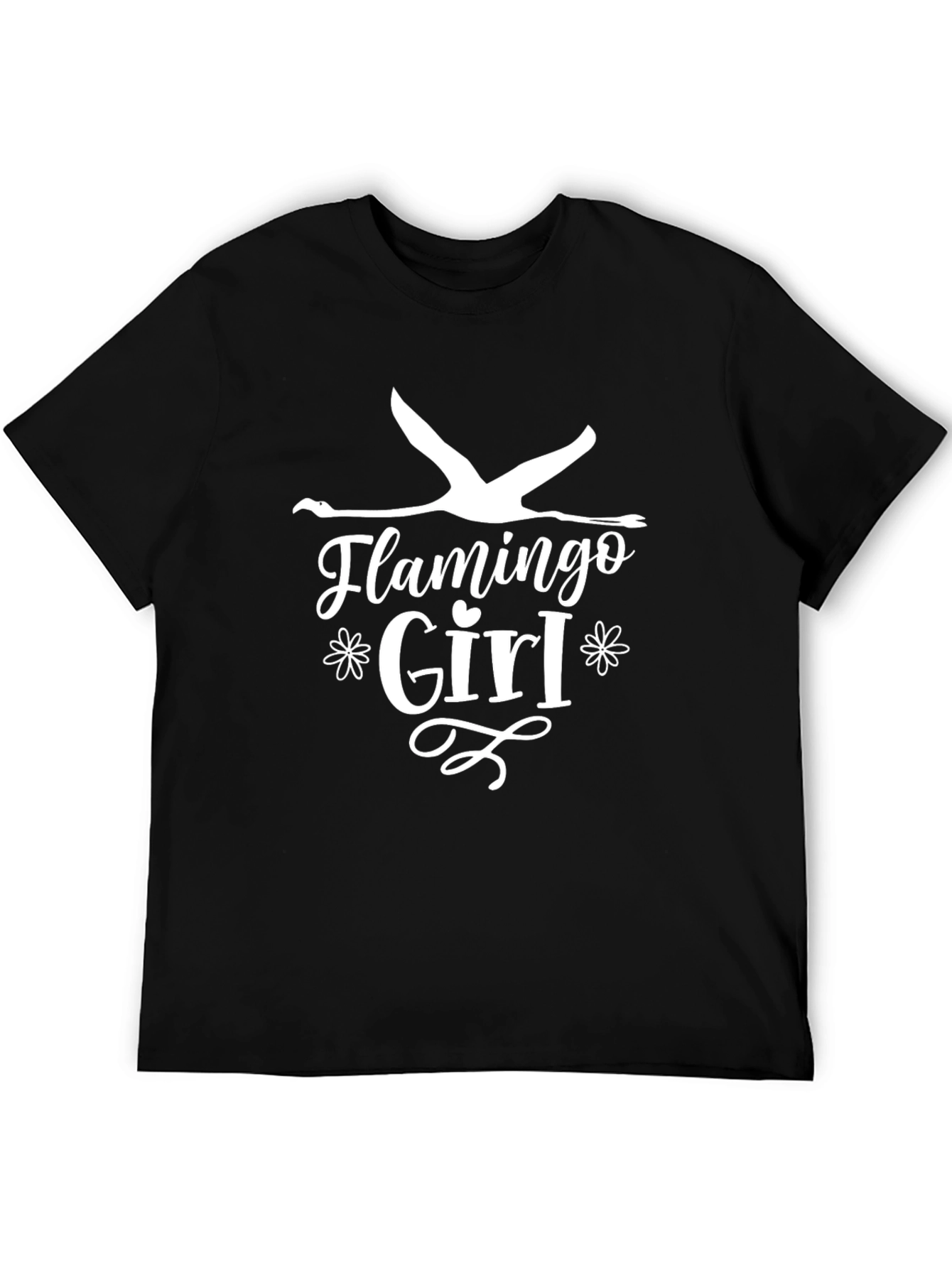 Flamingo Girl T-Shirt - Fun Graphic Tee