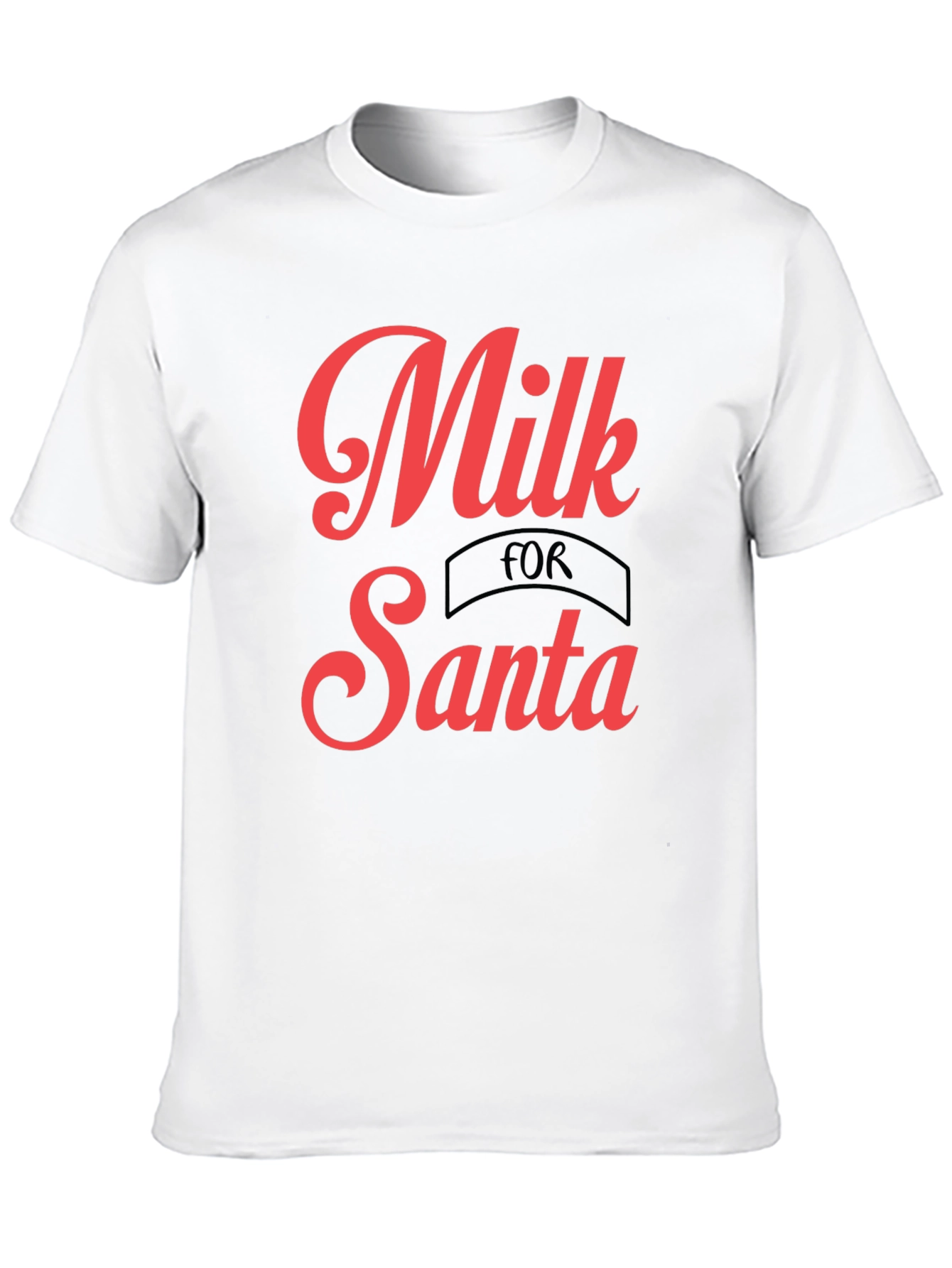 Milk for Santa Graphic Tee - Holiday Shirt
