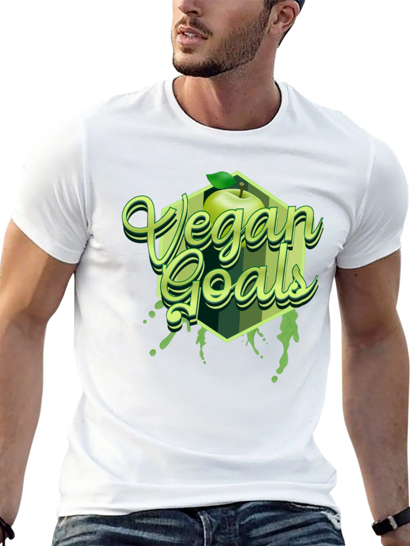 Vegan Goals Apple T-Shirt