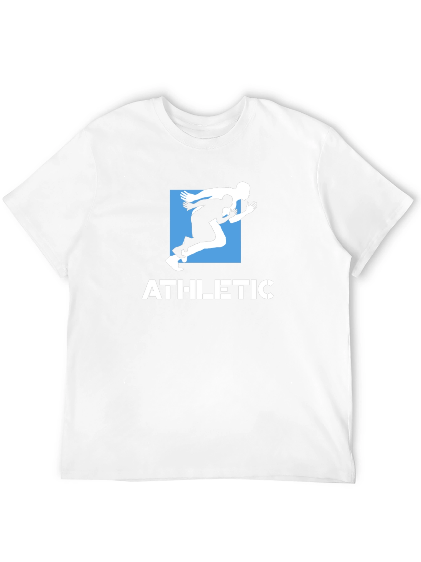 Athletic Graphic Tee - Black Running Shirt