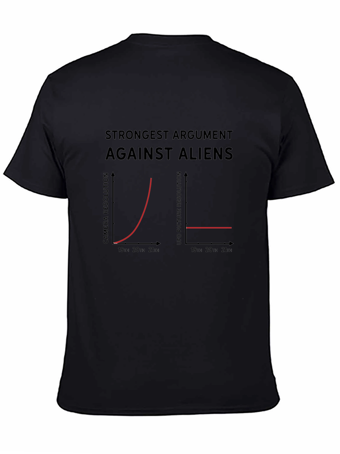 Funny Alien Argument Graph T-Shirt