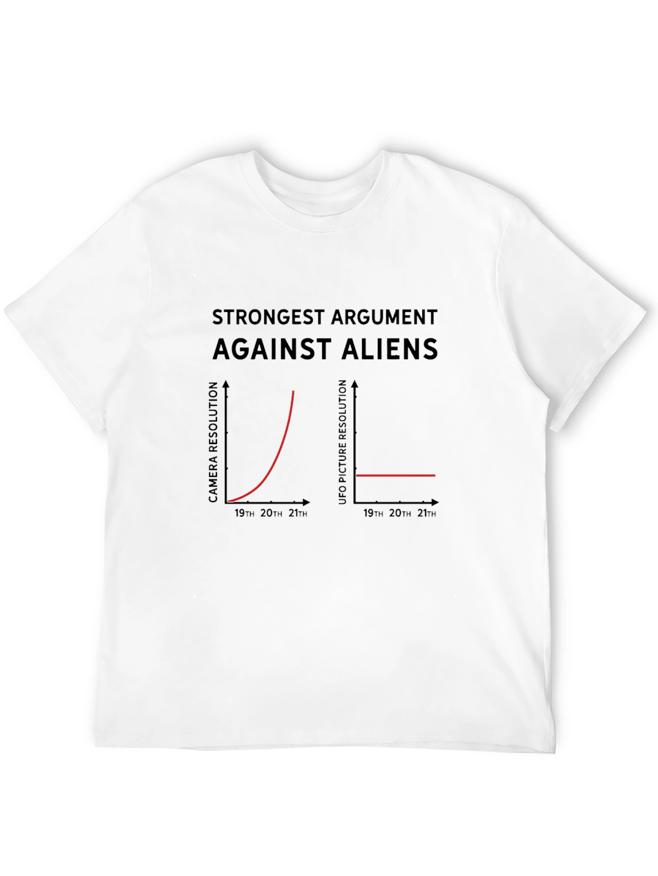 Funny Alien Argument Graph T-Shirt