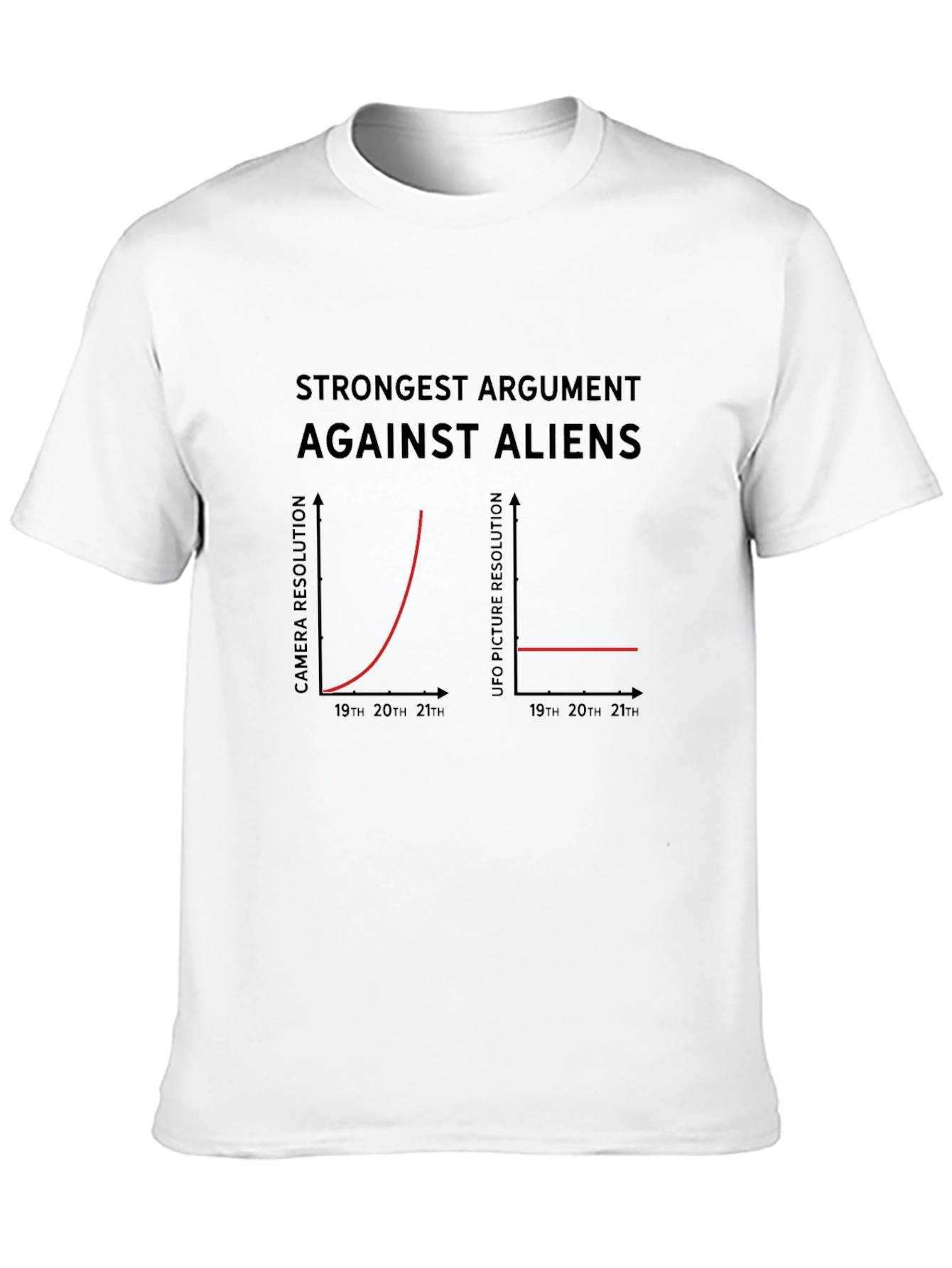 Funny Alien Argument Graph T-Shirt