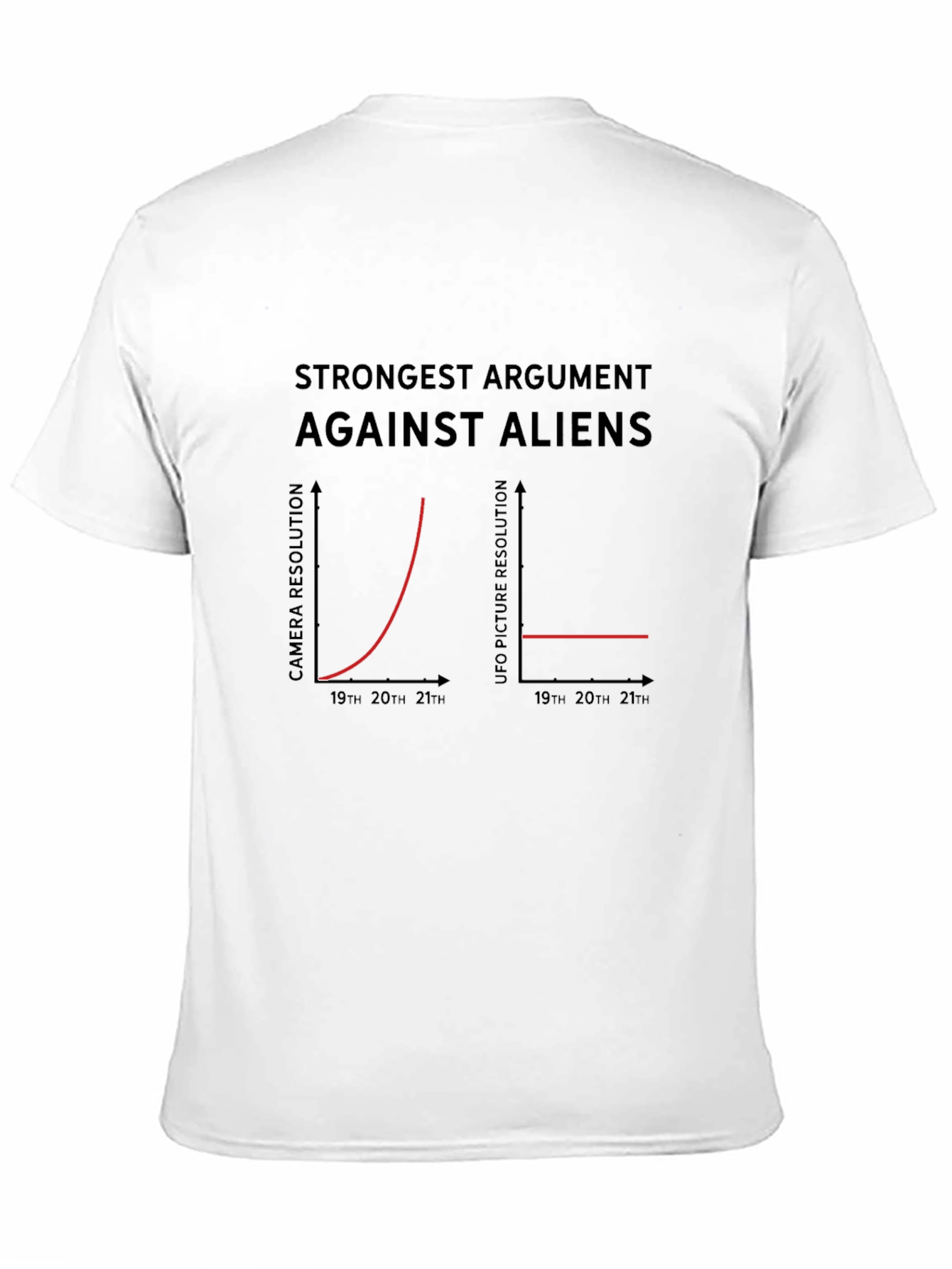 Funny Alien Argument Graph T-Shirt