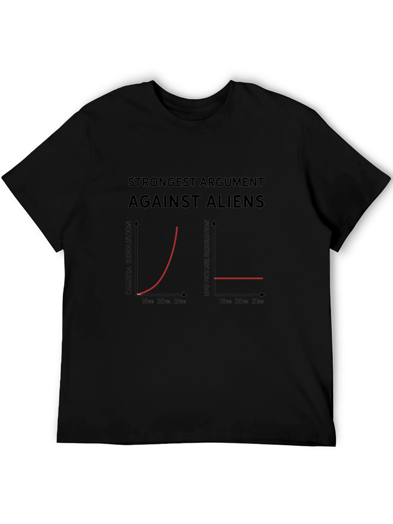 Funny Alien Argument Graph T-Shirt