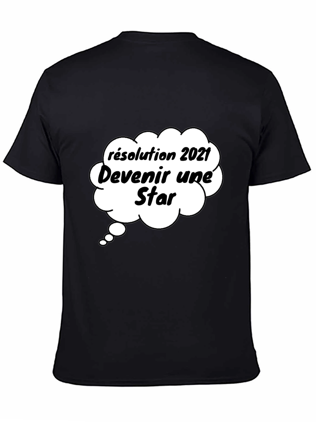 Funny 2021 Resolution Star Graphic T-Shirt