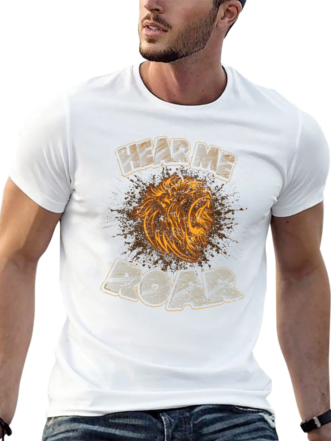 Hear Me Roar T-Shirt - Lion Graphic Tee