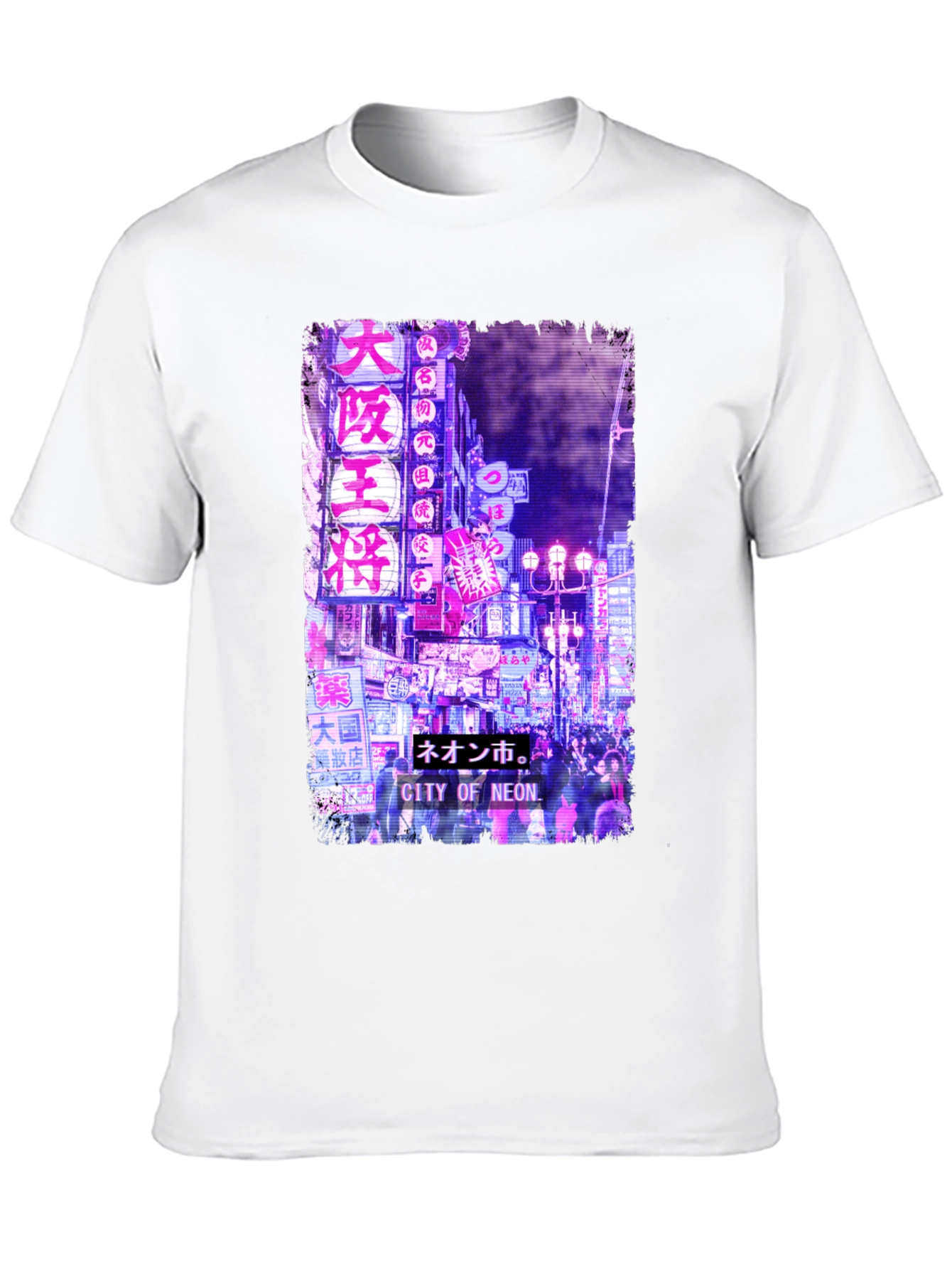 City of Neon T-Shirt - Urban Japanese Streetwear