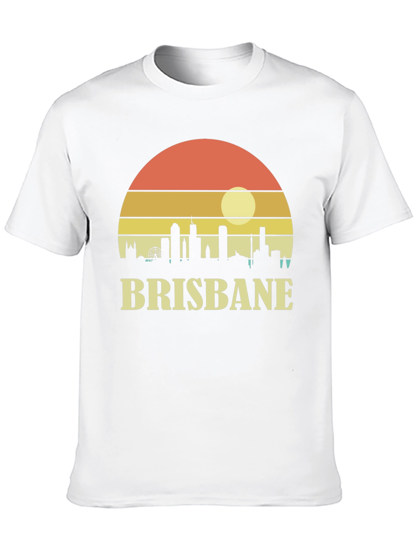 Brisbane Skyline Sunset Graphic Tee