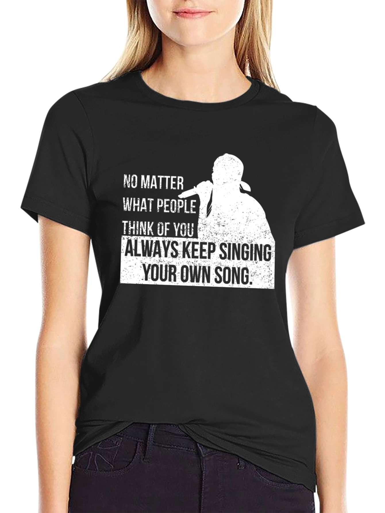 Inspirational Singer Graphic T-Shirt