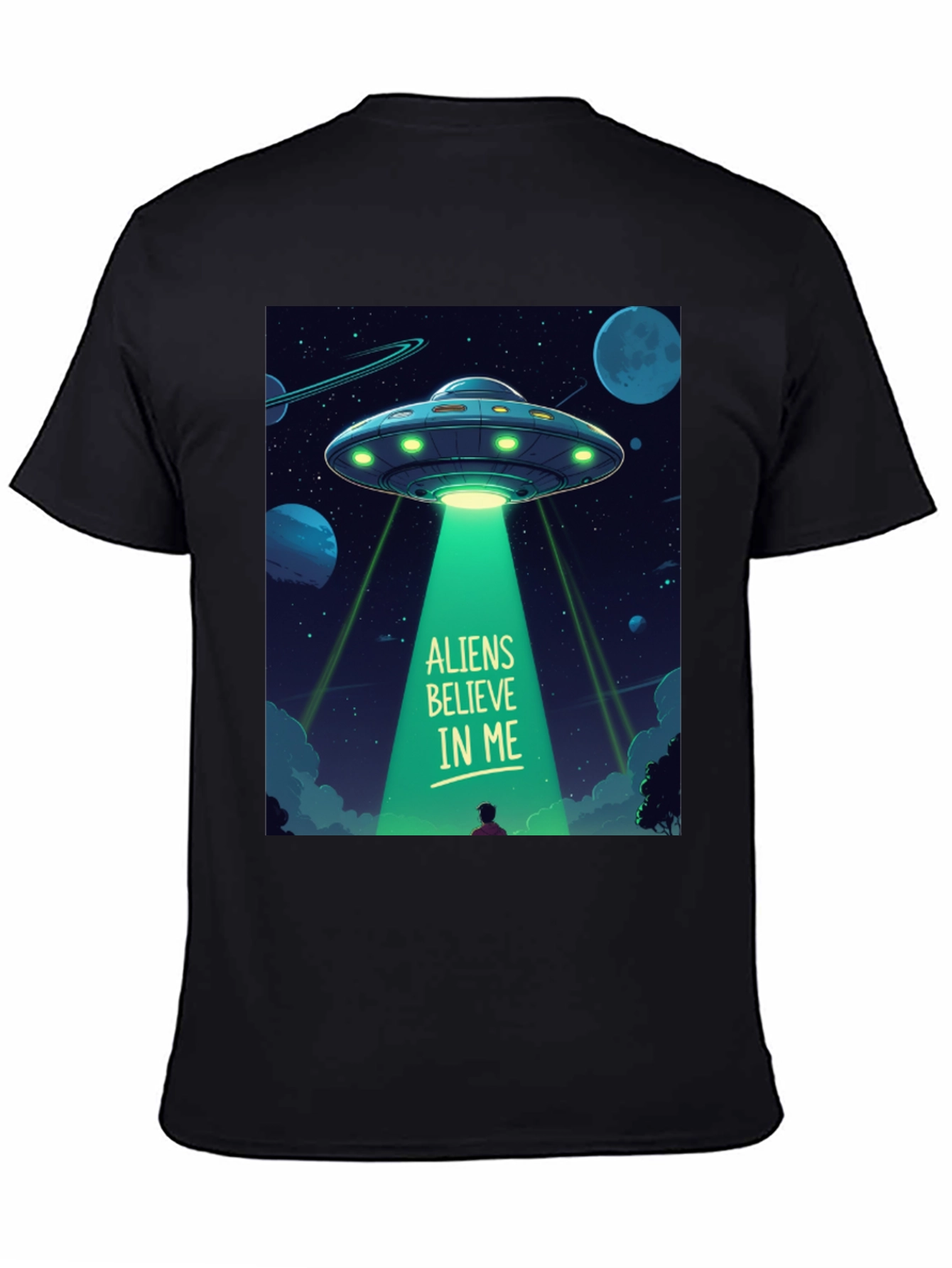 Aliens Believe In Me Graphic T-Shirt