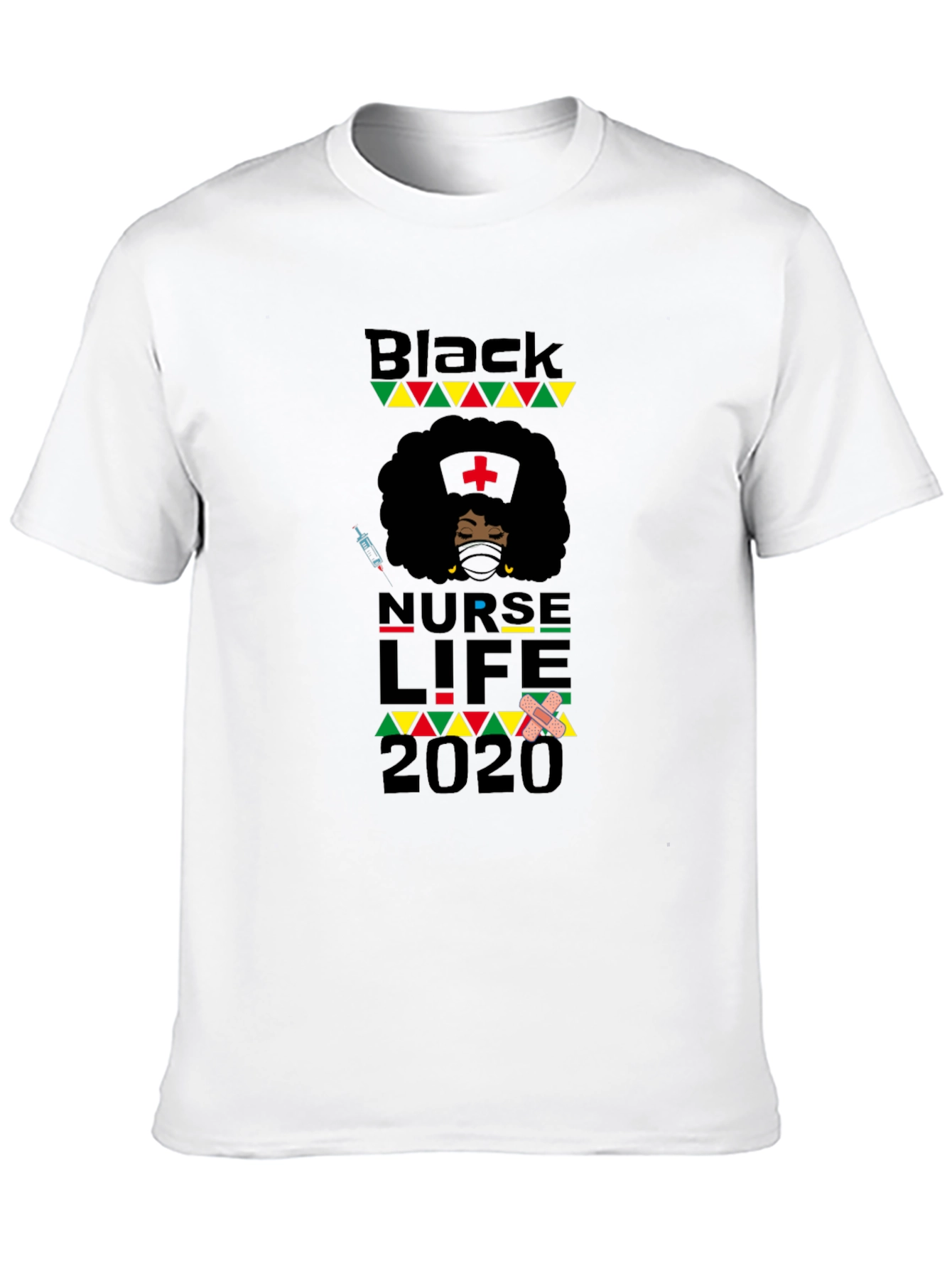 Black Nurse Life 2020 Graphic Tee