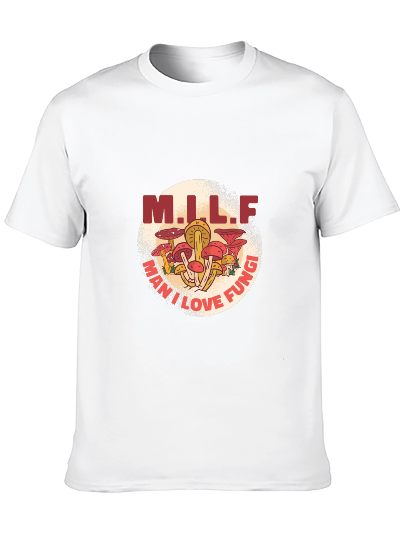 MILF Man I Love Fungi Black T-Shirt