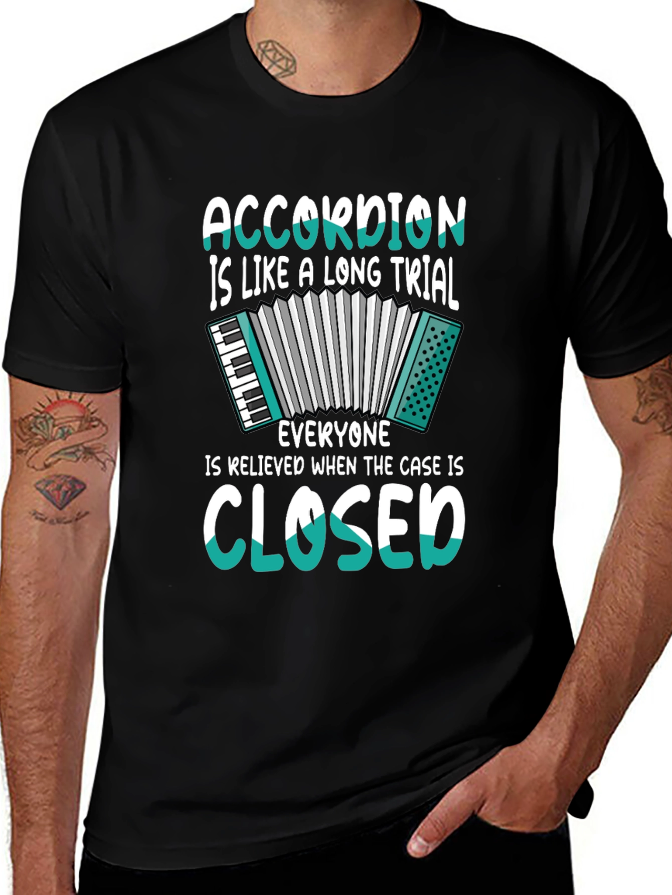 Accordion Long Trial T-Shirt