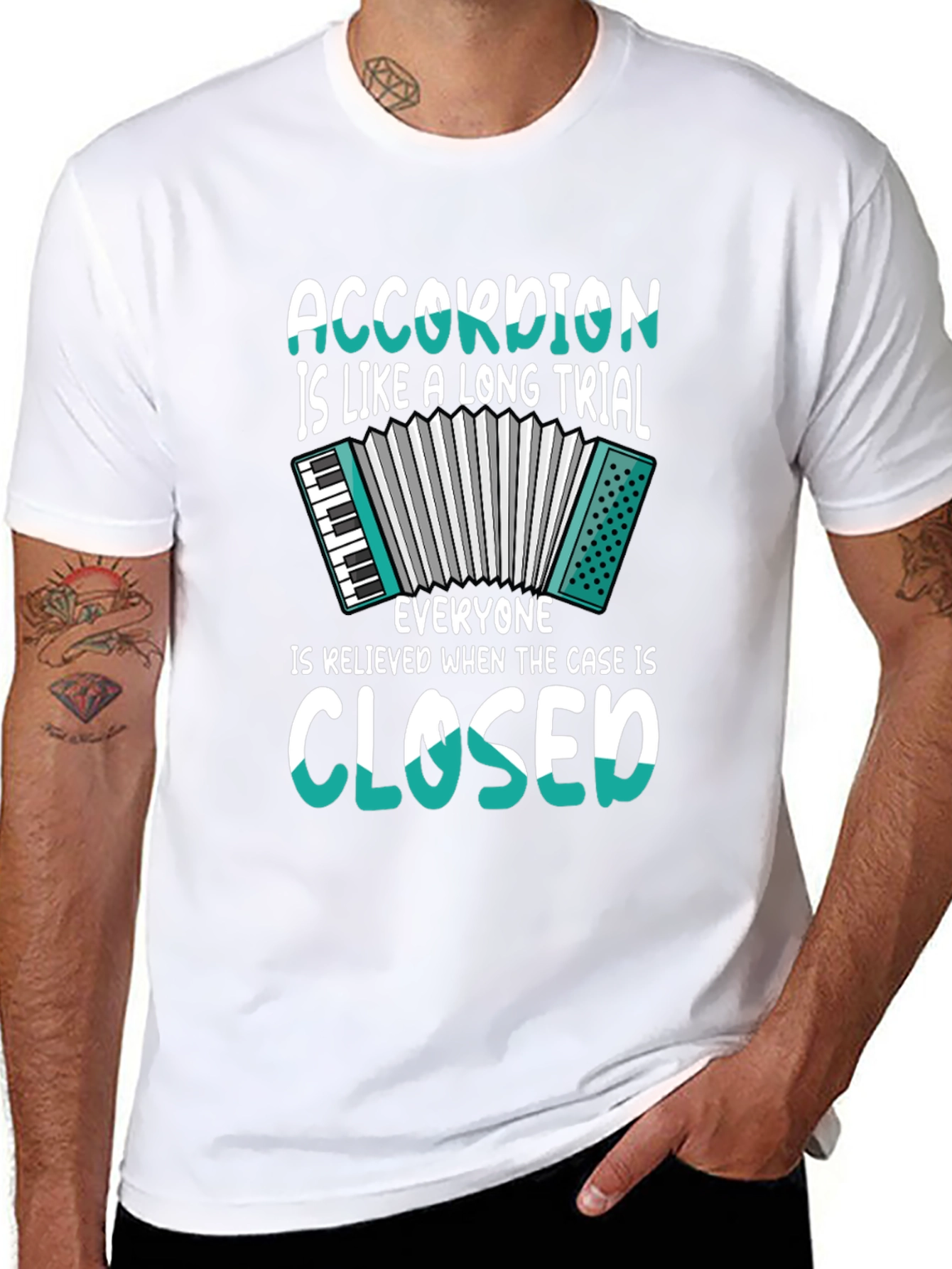 Accordion Long Trial T-Shirt