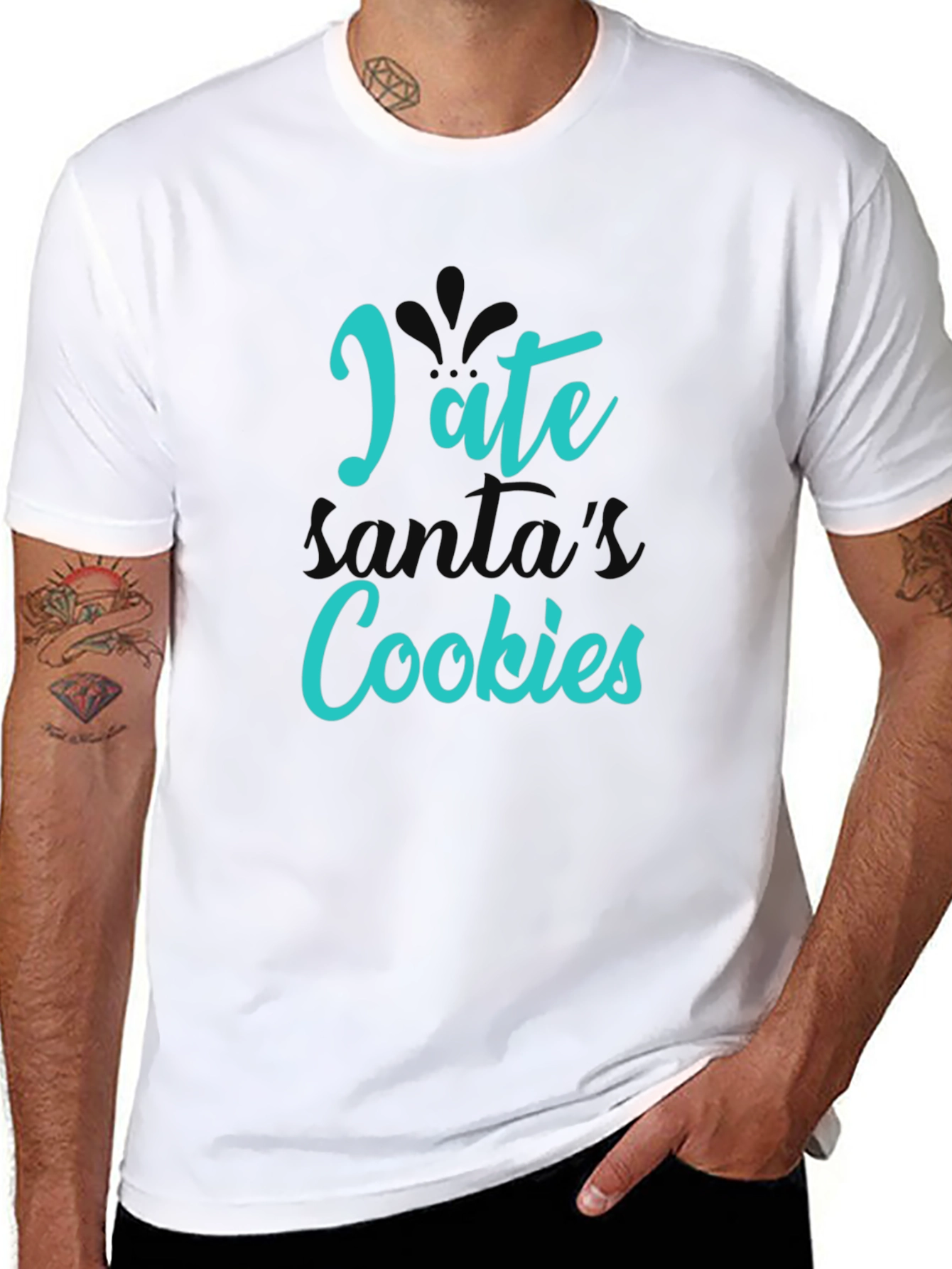 I Ate Santas Cookies T-Shirt - Holiday Fun