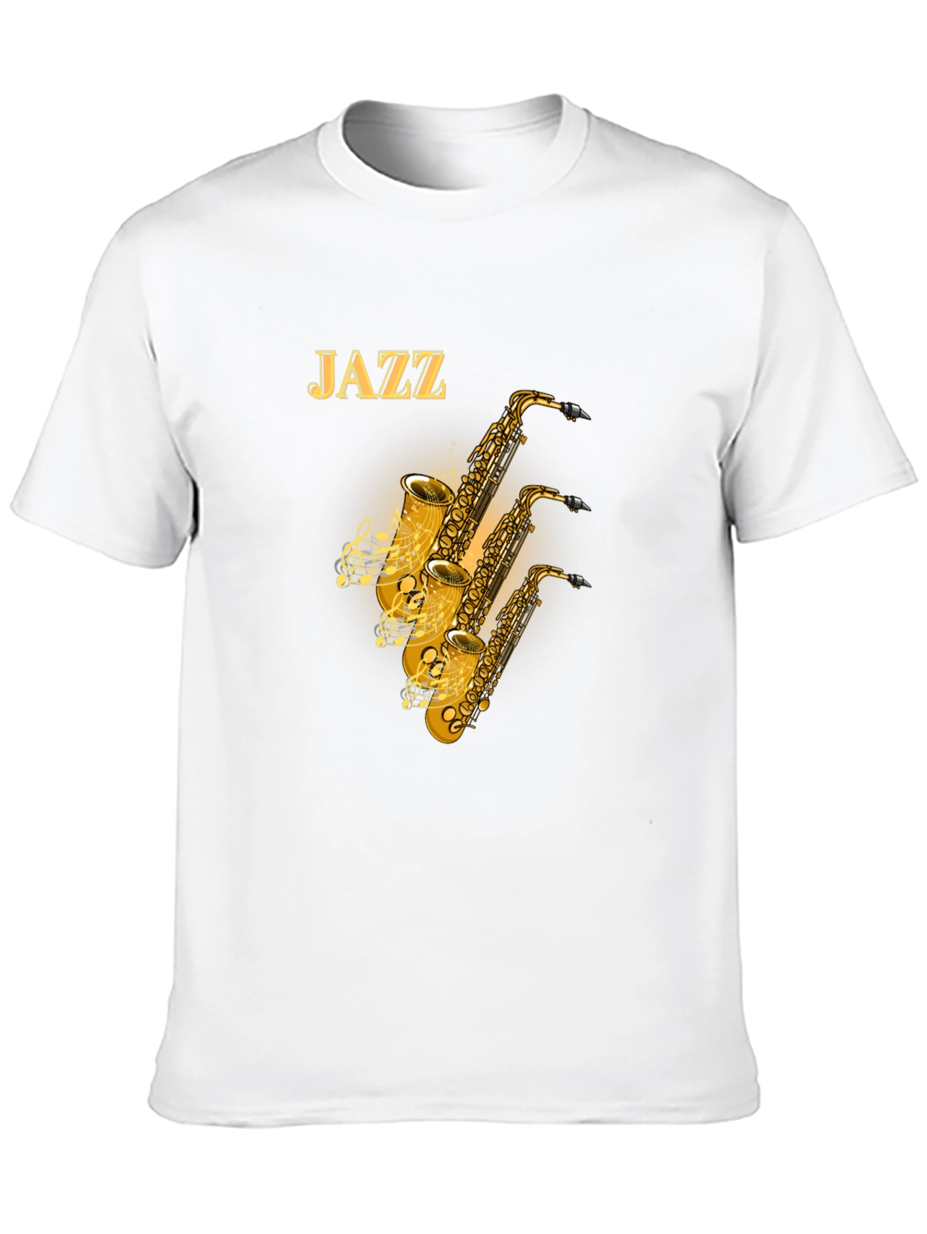 Jazz Saxophone Graphic T-Shirt - Music Lover Tee