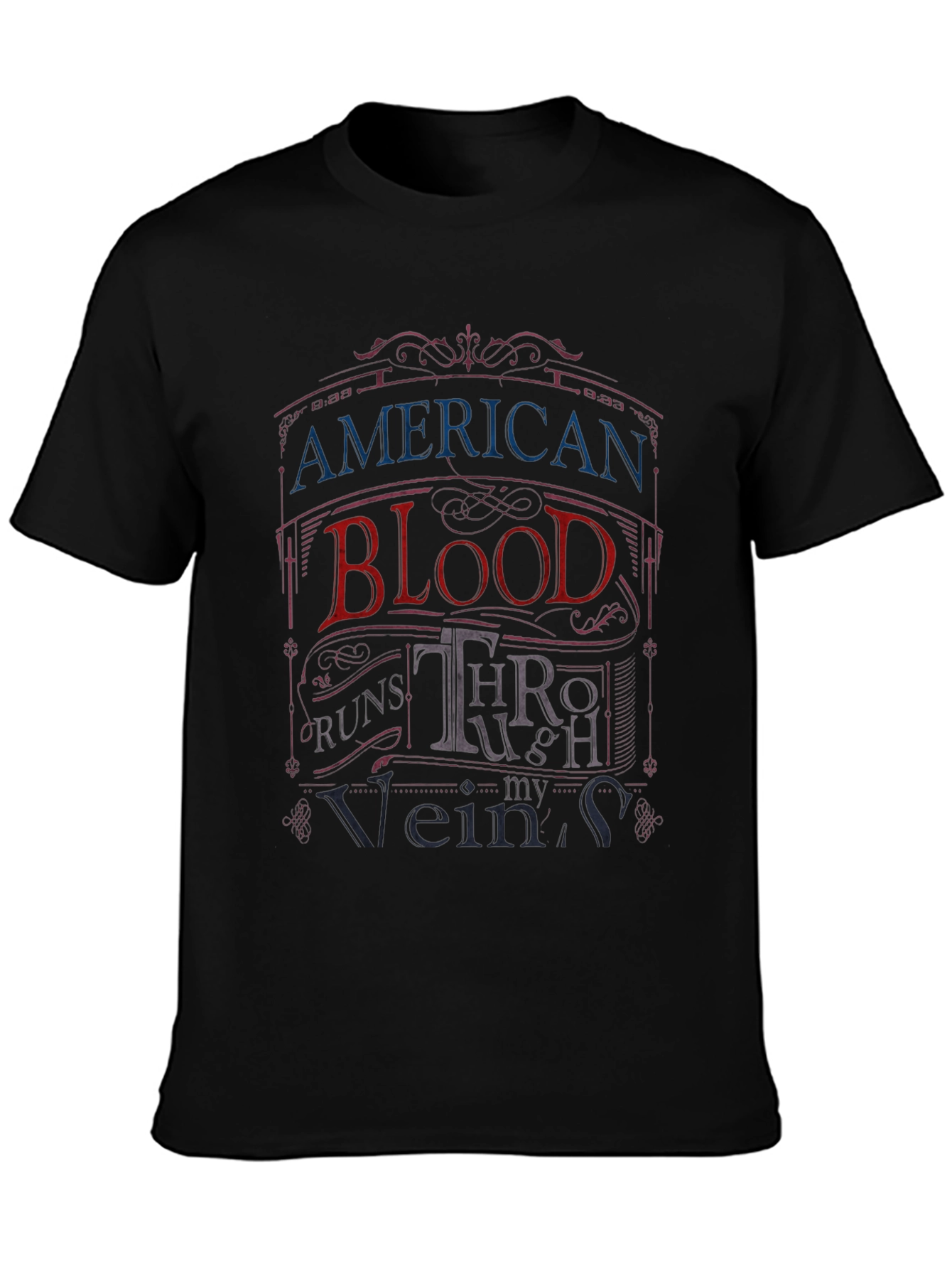 American Blood Runs Through My Veins Graphic Tee