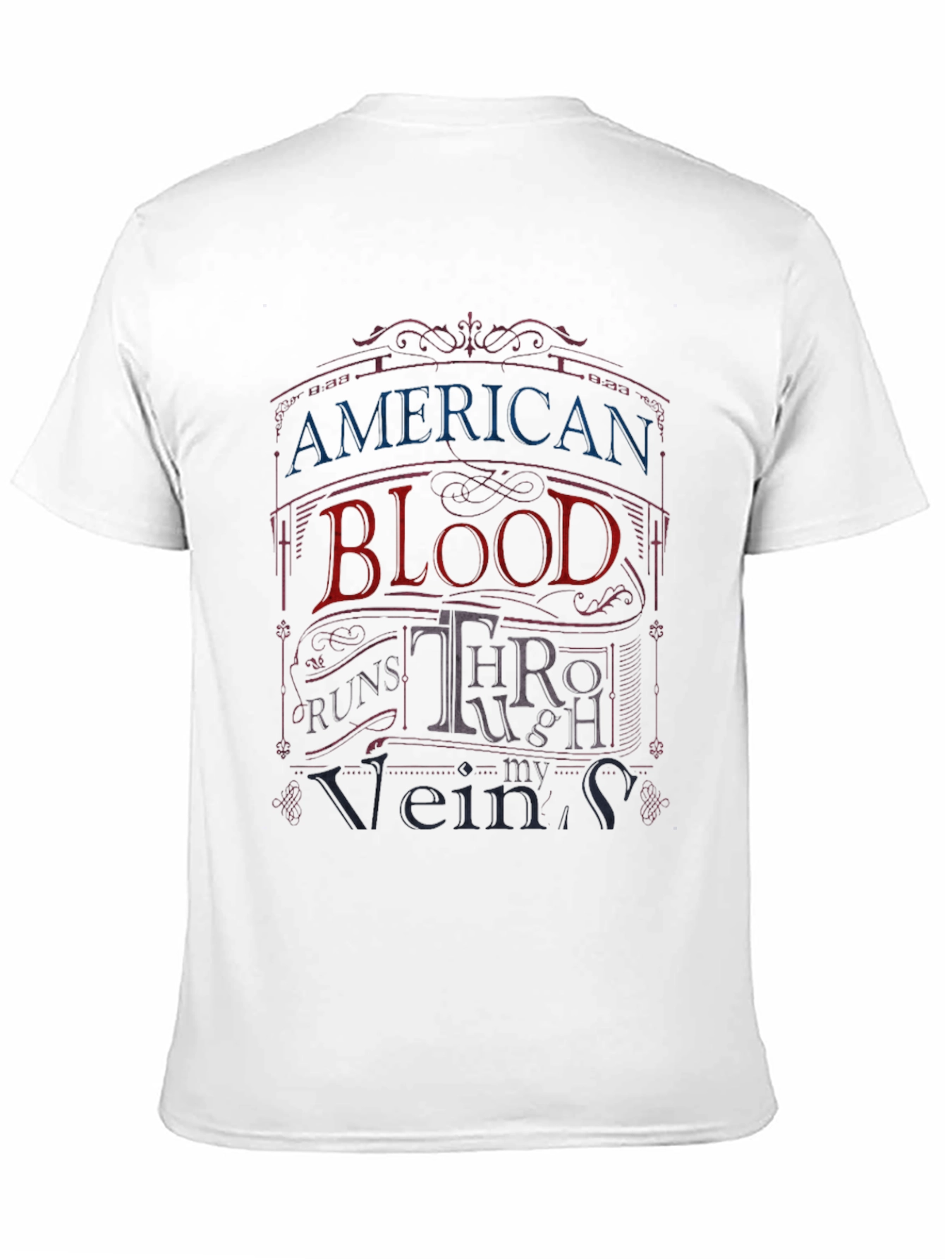 American Blood Runs Through My Veins Graphic Tee